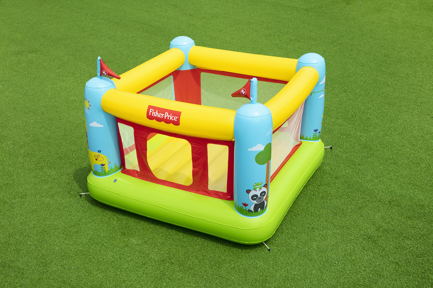 Fisher-Price® 69" x 68" x 53"/1.75m x 1.73m x 1.35m Bouncetastic Bouncer