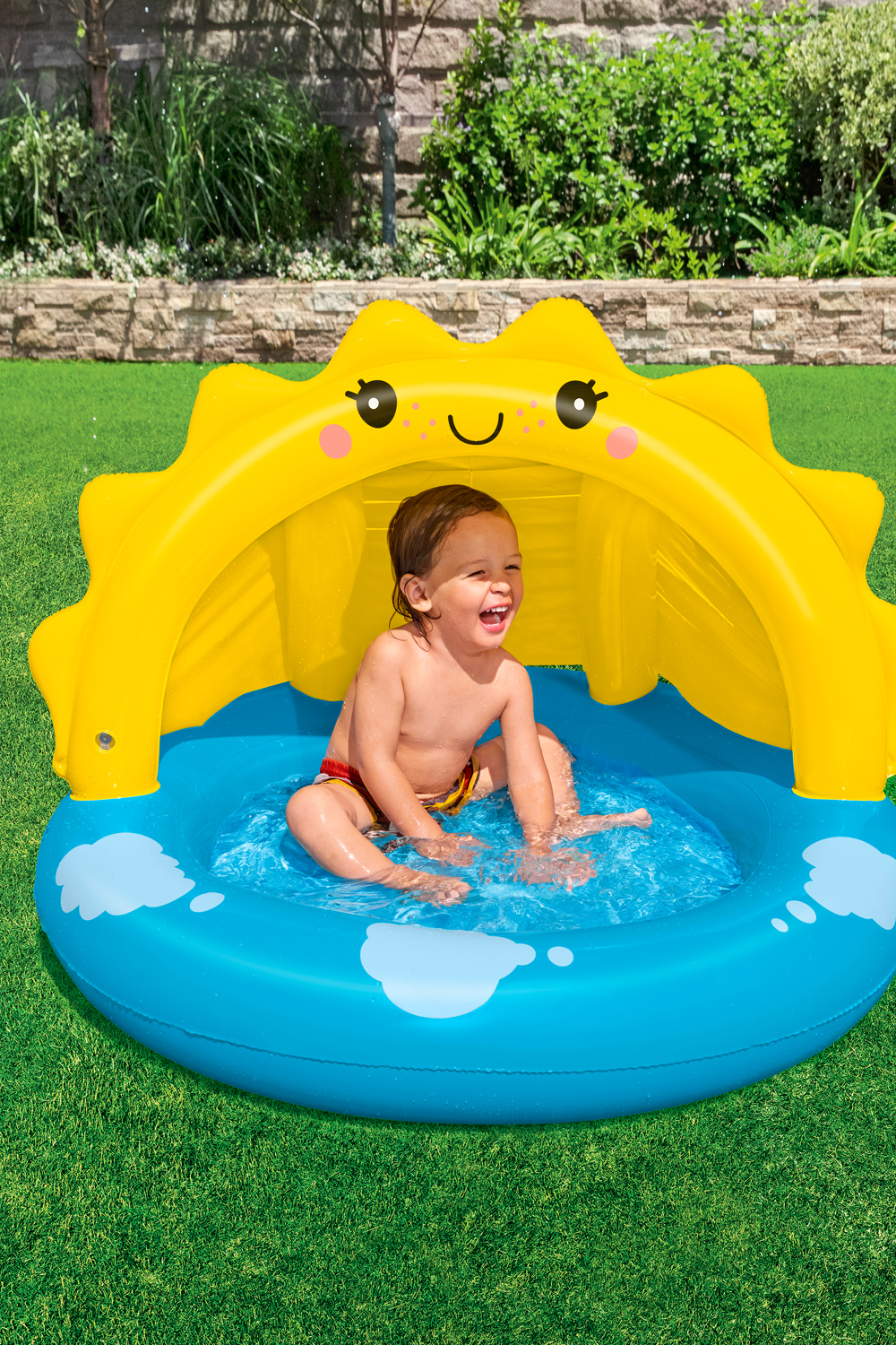 Planschbecken Sunny Days™ mit Sonnenschutzdach 101 x 97 x 71 cm