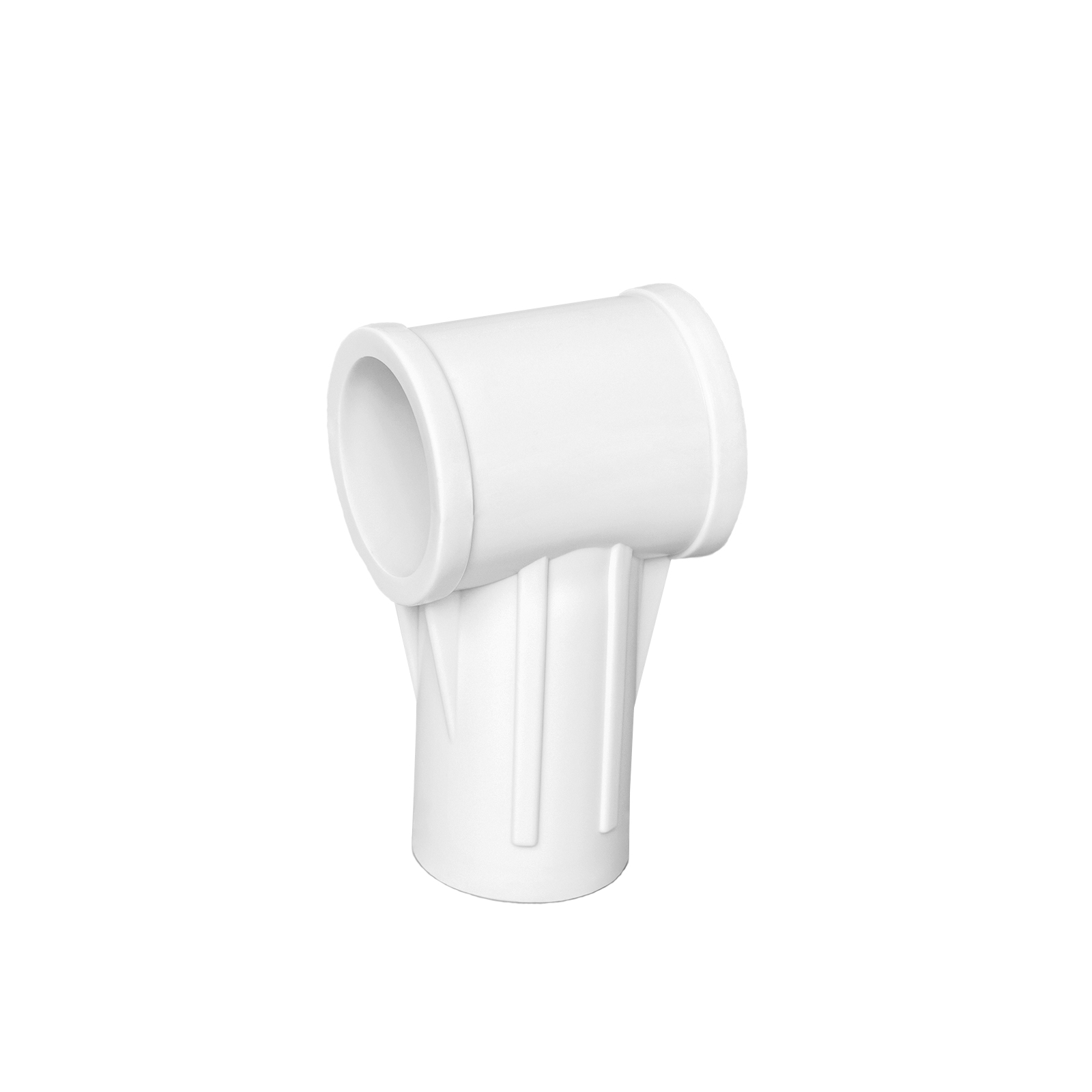 Bestway® Spare Part T-connector (white) for various Steel Pro™ pools, angular