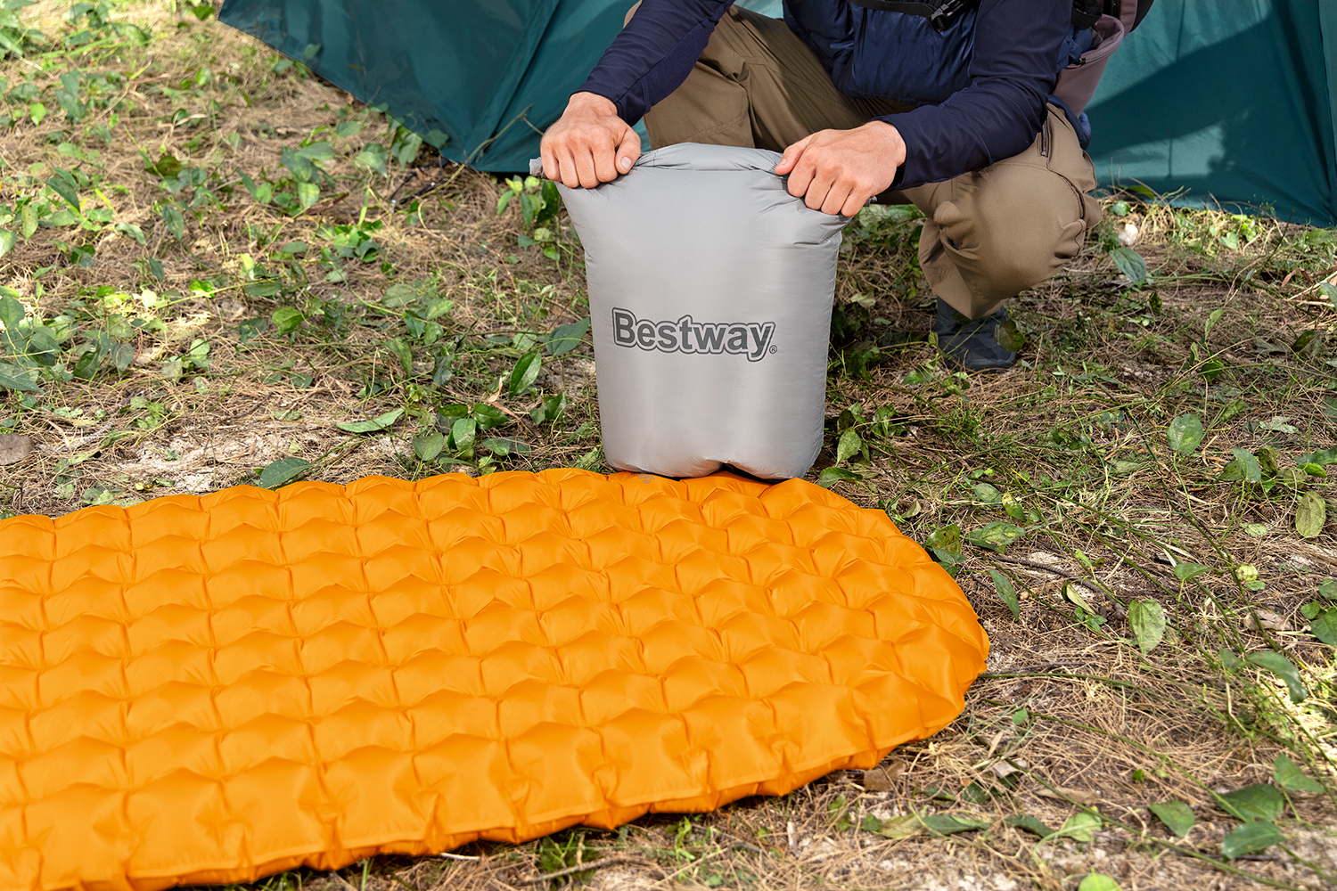Aufblasbare Single-XL-TPU-Isomatte Ridgelite™ für Mumienschlafsäcke 193 x 63,5 x 7,5 cm