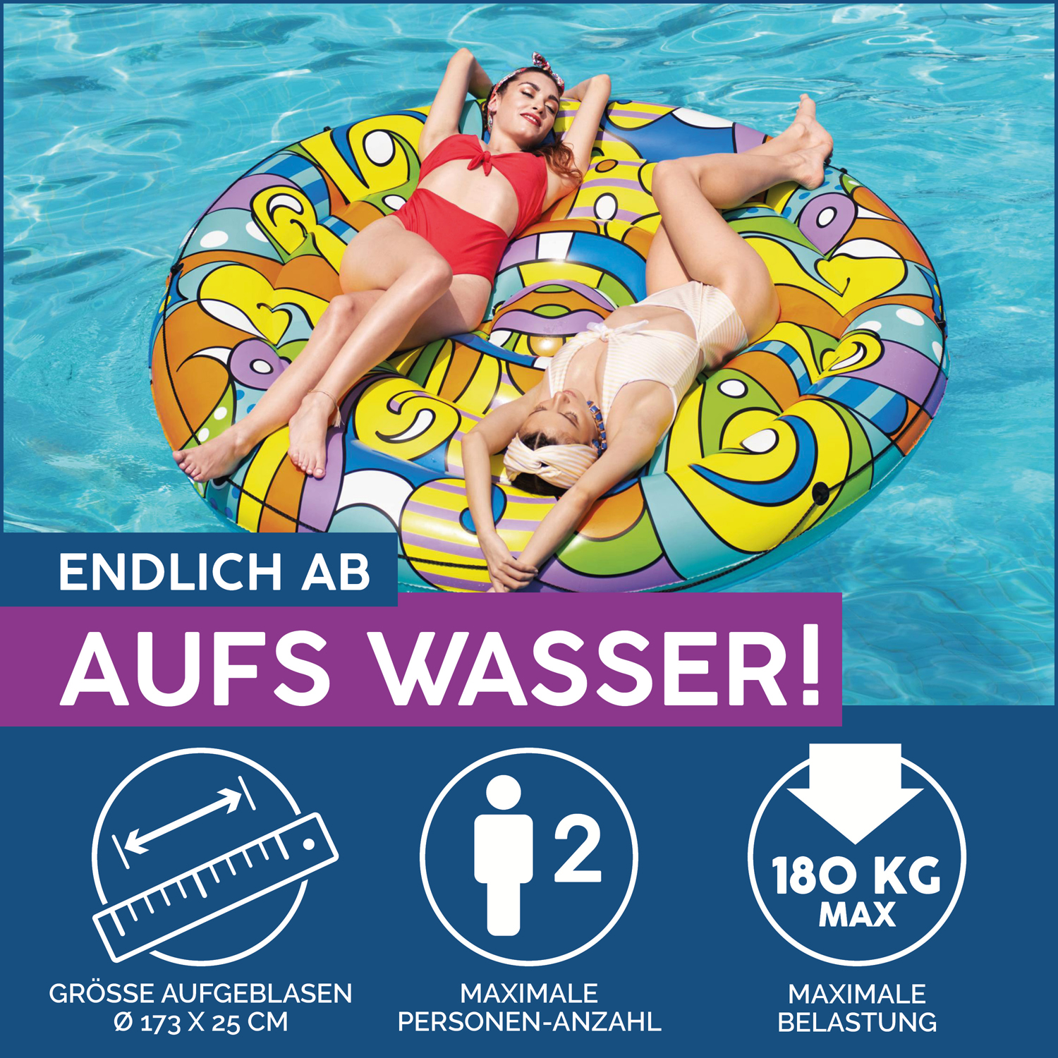 Bestway® ?6'2"/?1.88m POP Island