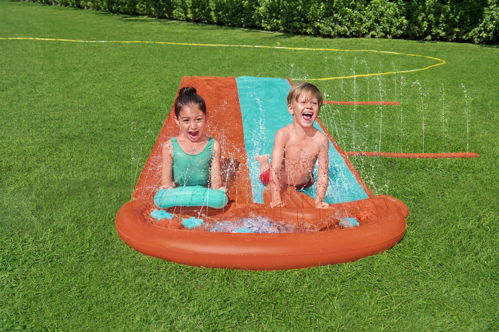 H2OGO!® 2-Personen-Wasserrutsche Sponge Soakers™ 488 x 225 cm