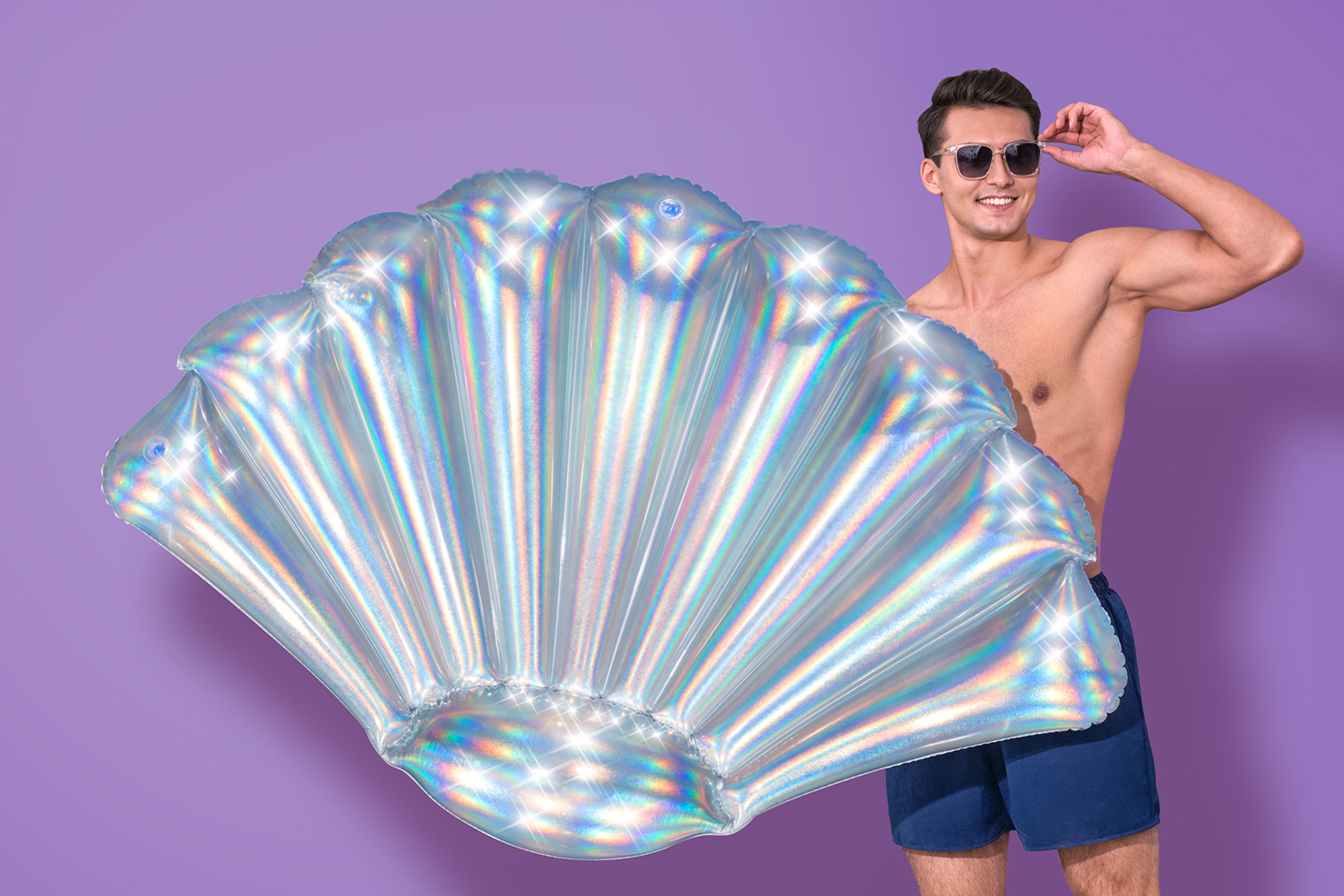 Luftmatratze  Iridescent 185,5 x 114 cm
