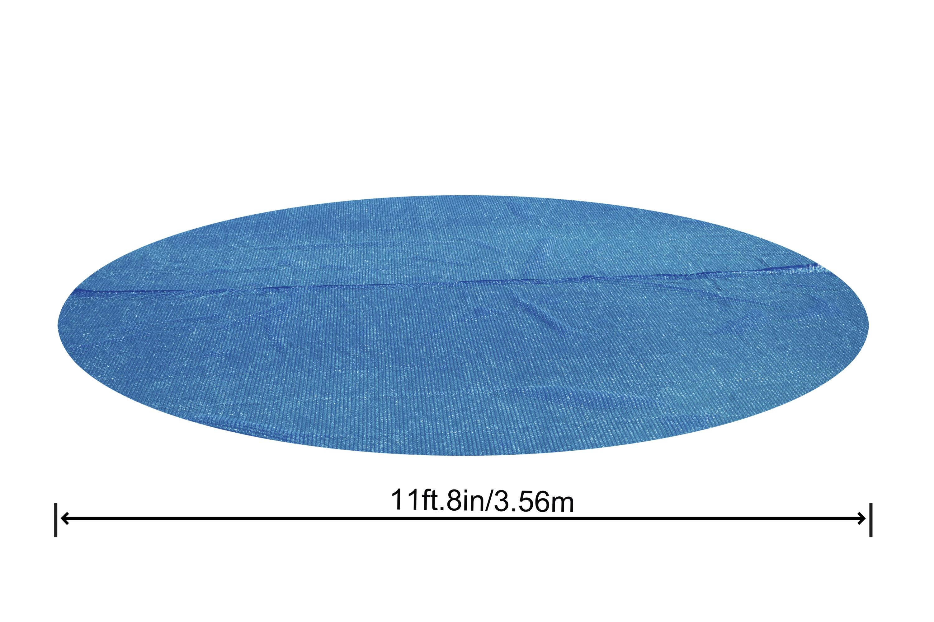 Flowclear™ PE-Solarabdeckplane Ø 356 cm, blau, rund