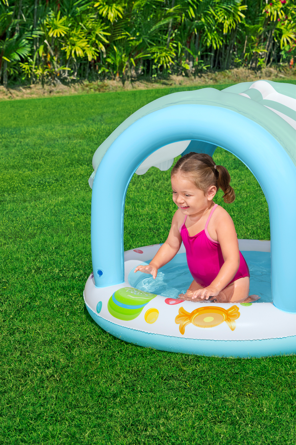 Planschbecken Sweet Shope™ mit Sonnenschutzdach 104 x 84 cm