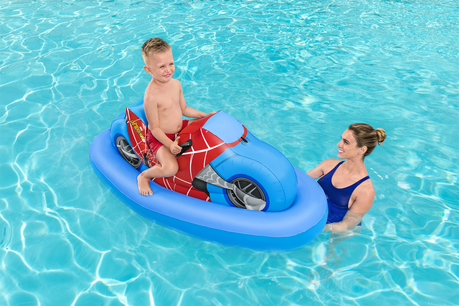 Spider-Man™ Poolschwimmer Motorrad 170 x 64 cm