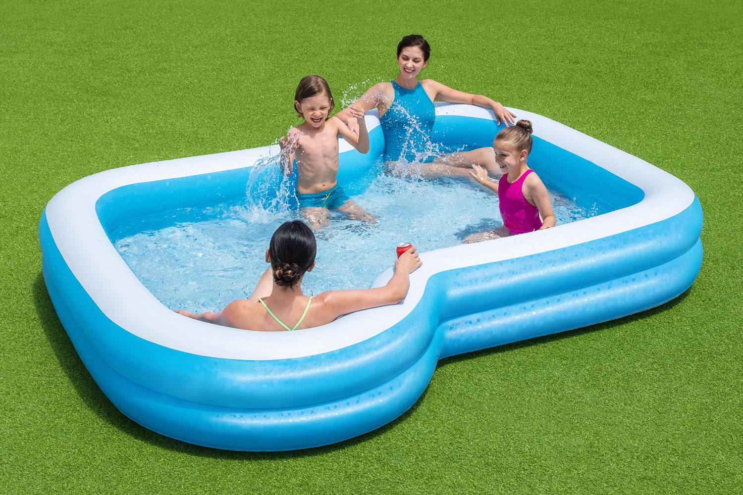 Family Pool Sunsational 305 x 274 x 46 cm Family Pool Sunsational 305 x 274 x 46 cm