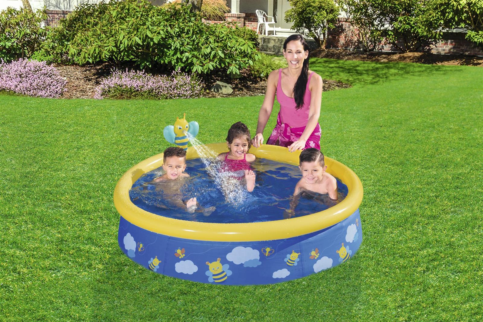 Bestway® 5' x 15"/1.52m x 38cm My First Fast Set Spray Pool