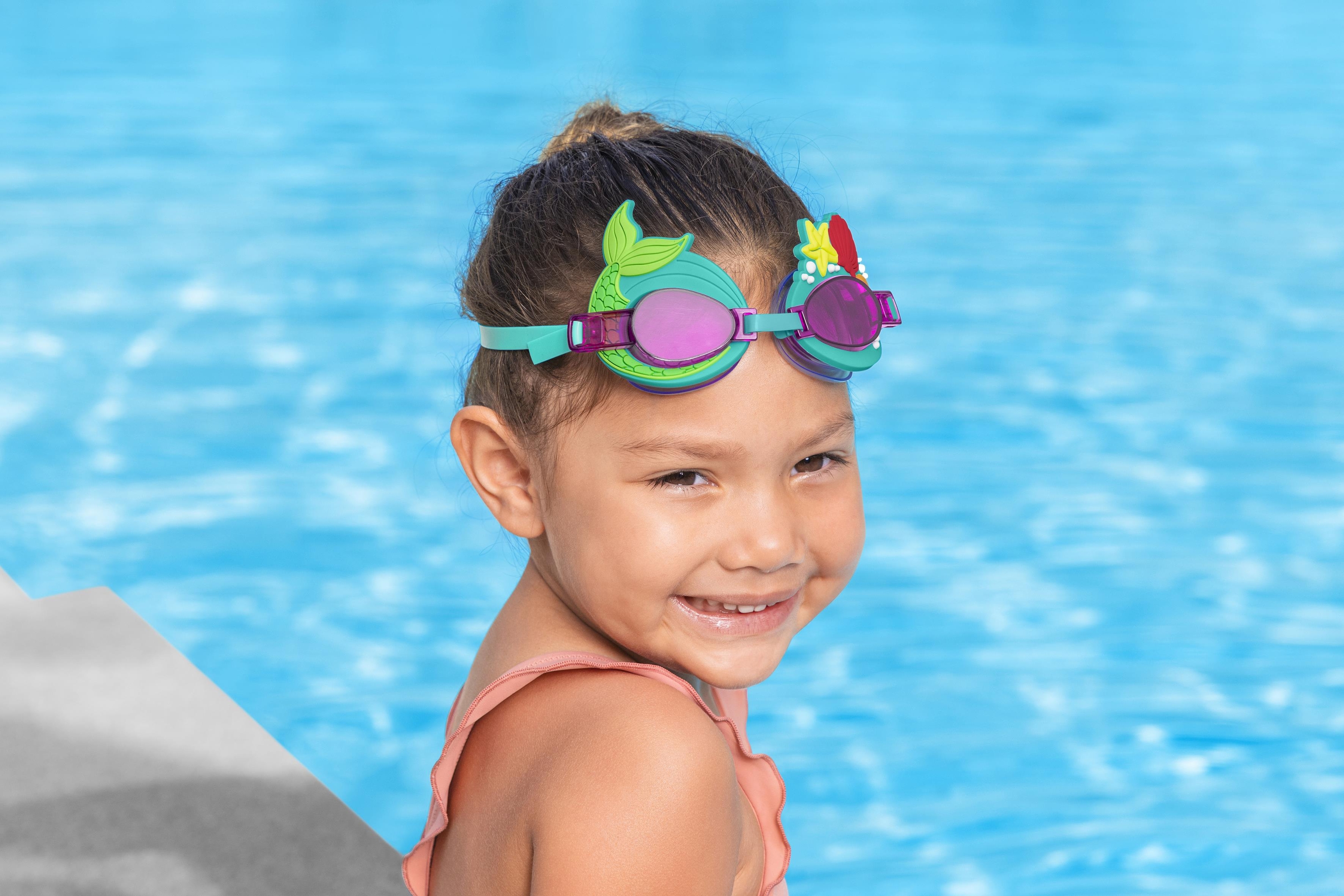 Aqua Pals™ Schwimmbrille ab 3 Jahren, Meerjungfrau