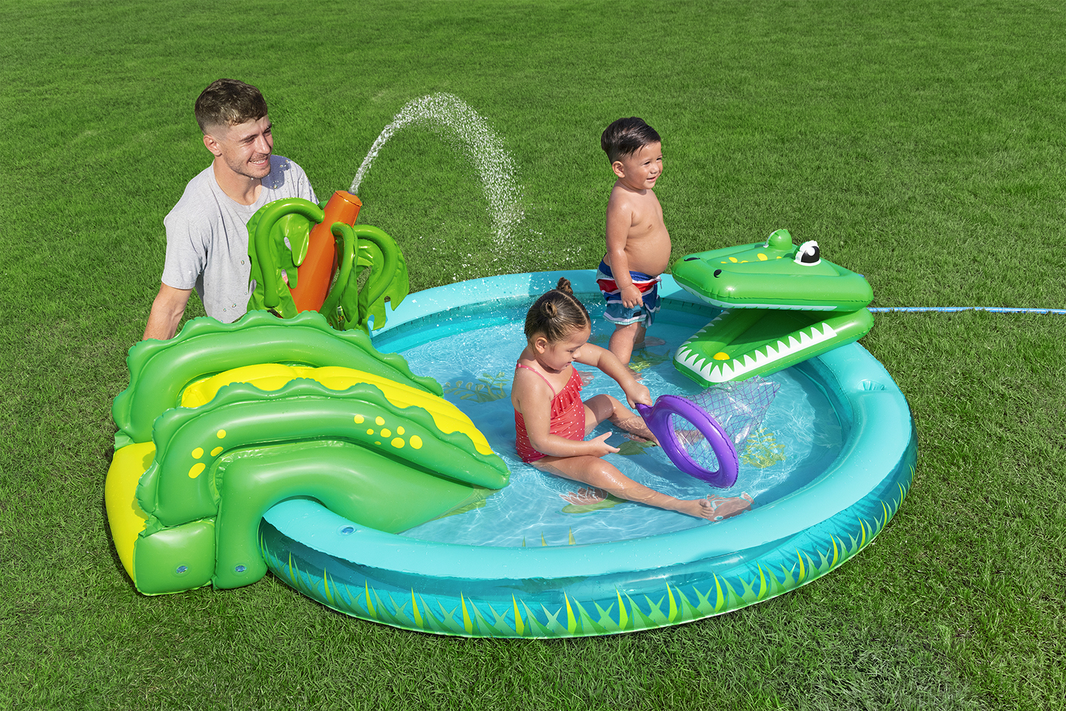 Wasserspielcenter Krokodil 224 x 181 x 72 cm