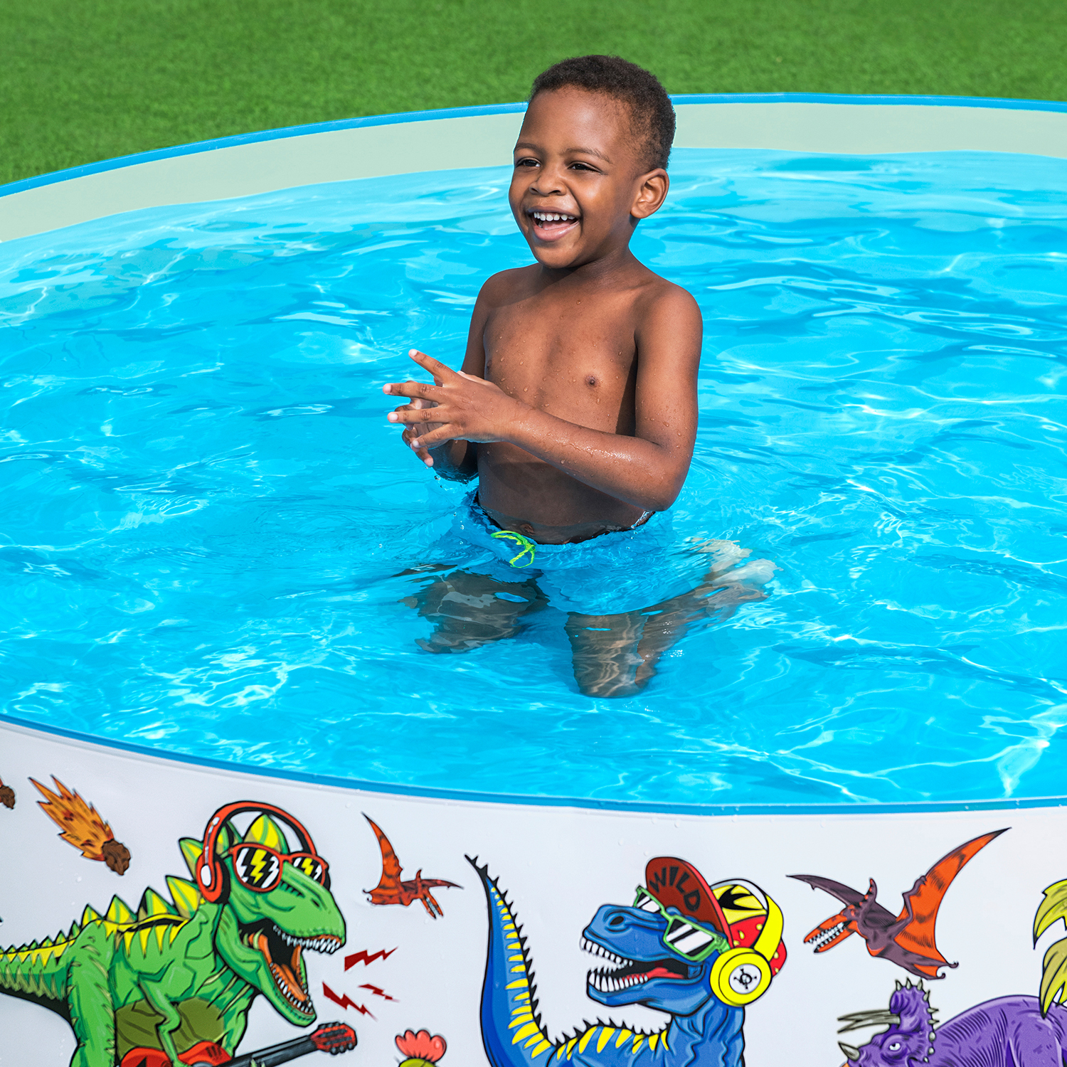 Fill 'N Fun™ Planschbecken Dinosaurier, Ø 244 x 46 cm
