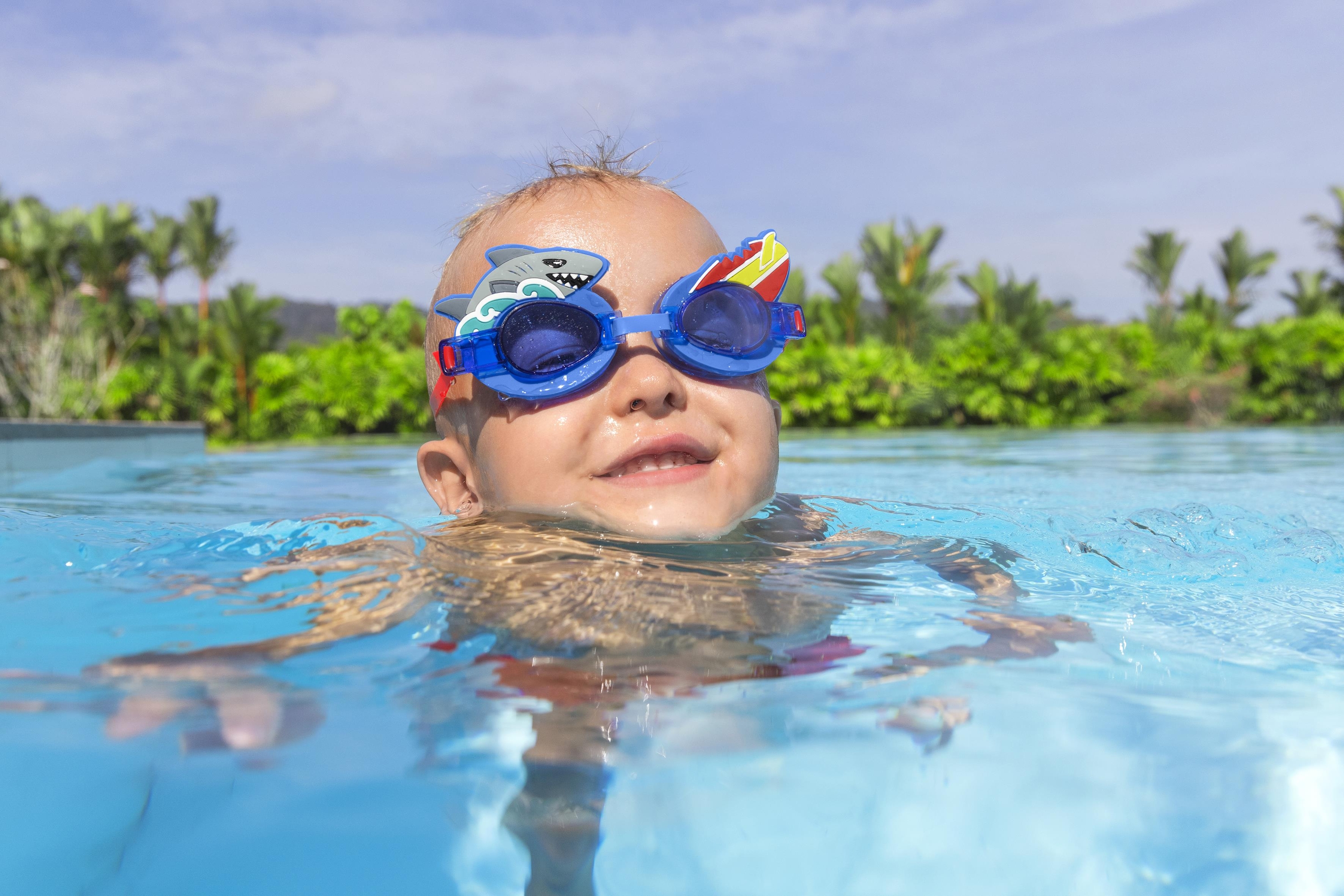 Aqua Pals™ Schwimmbrille ab 3 Jahren, Hai