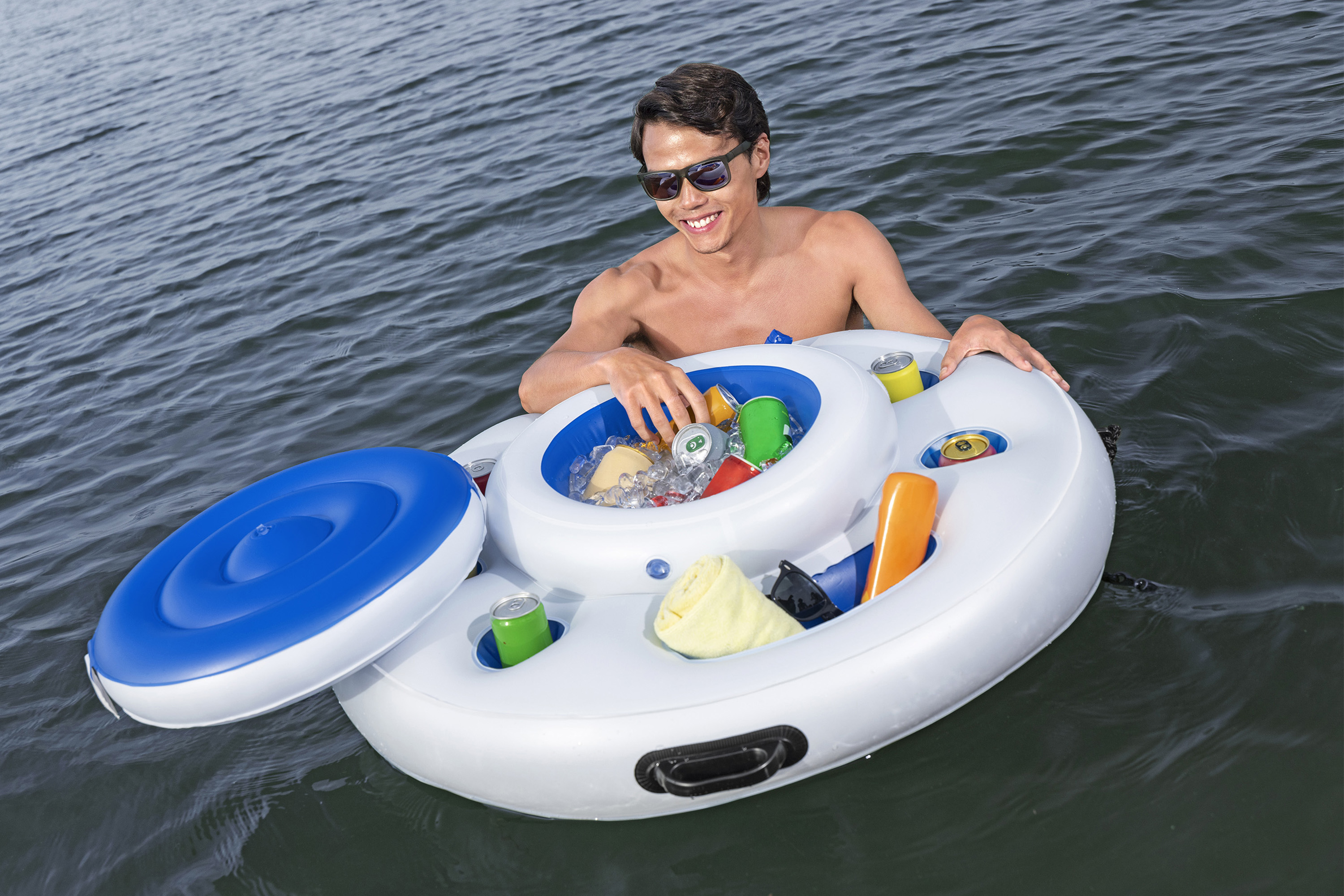 Hydro Force® Schwimmende Kühlbox Polarkreis 90 x 90 cm