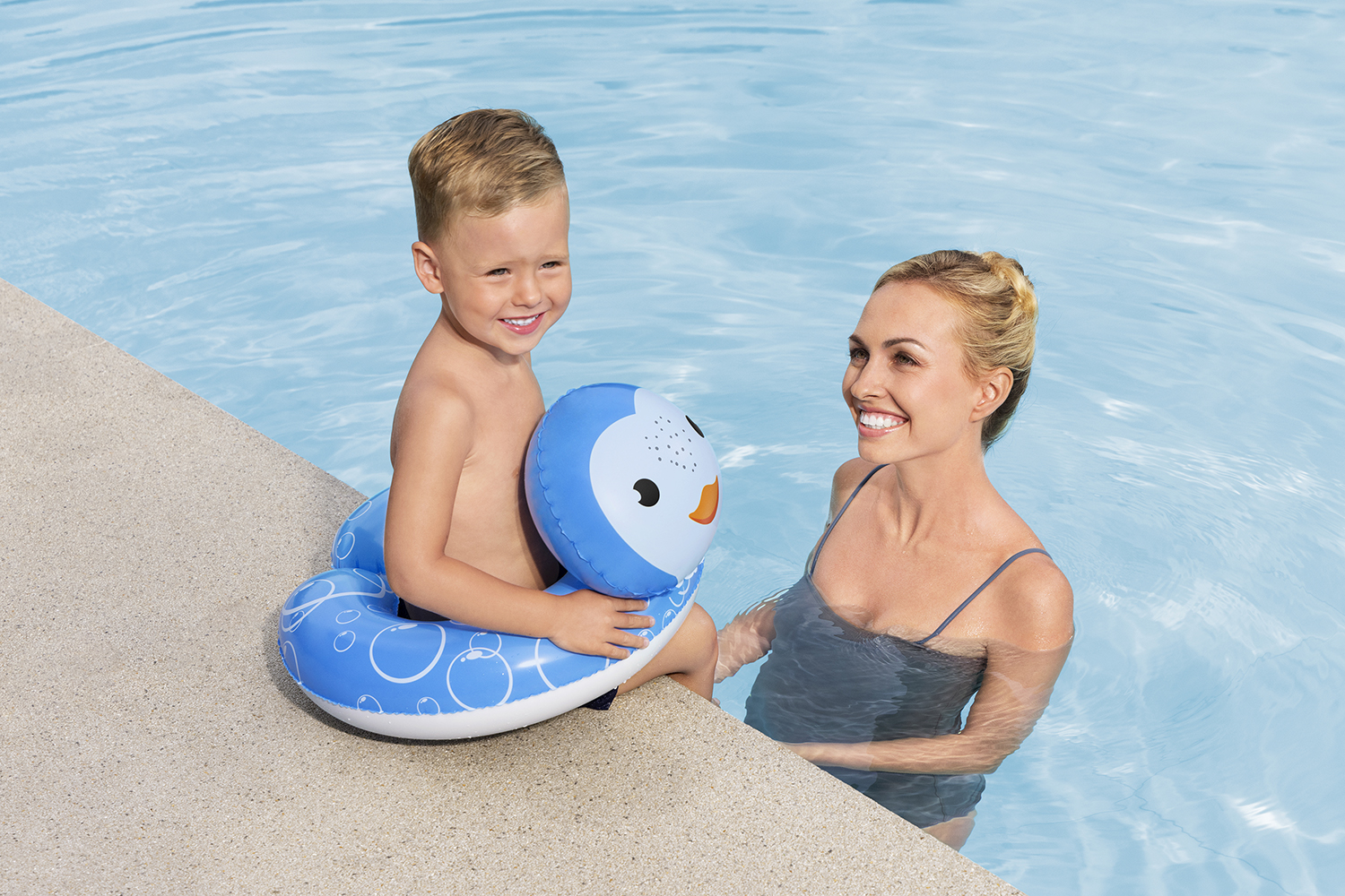 Offener Schwimmring Floating Friends™, 3-6 Jahre, sortiert