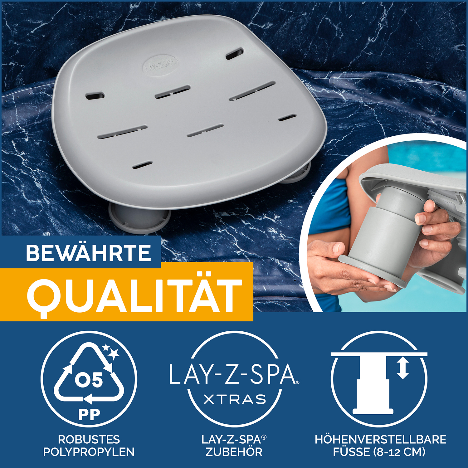 LAY-Z-SPA® Xtras Whirlpoolsitz 40,8 x 31,5 x 20 cm