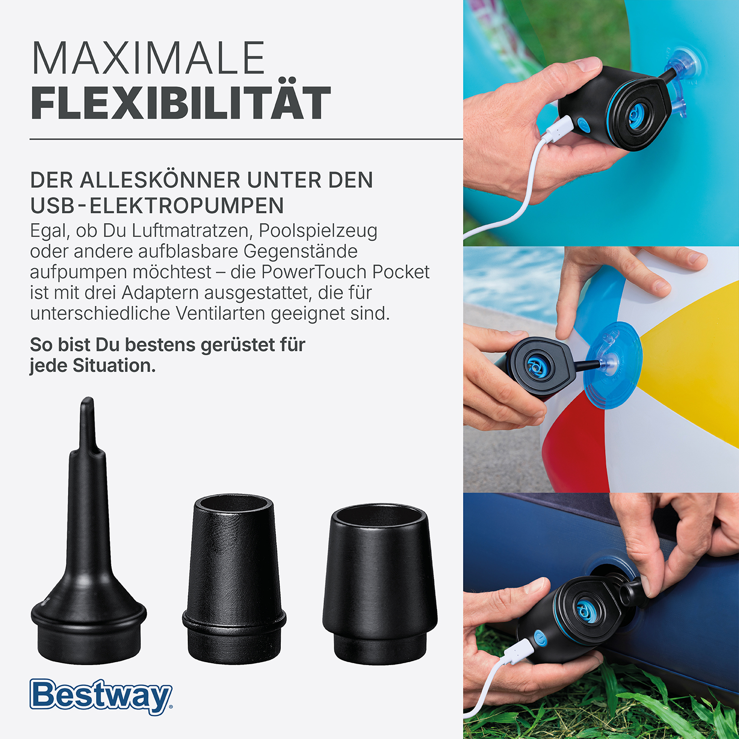PowerTouch Pocket™ USB-Elektropumpe 90 l/min