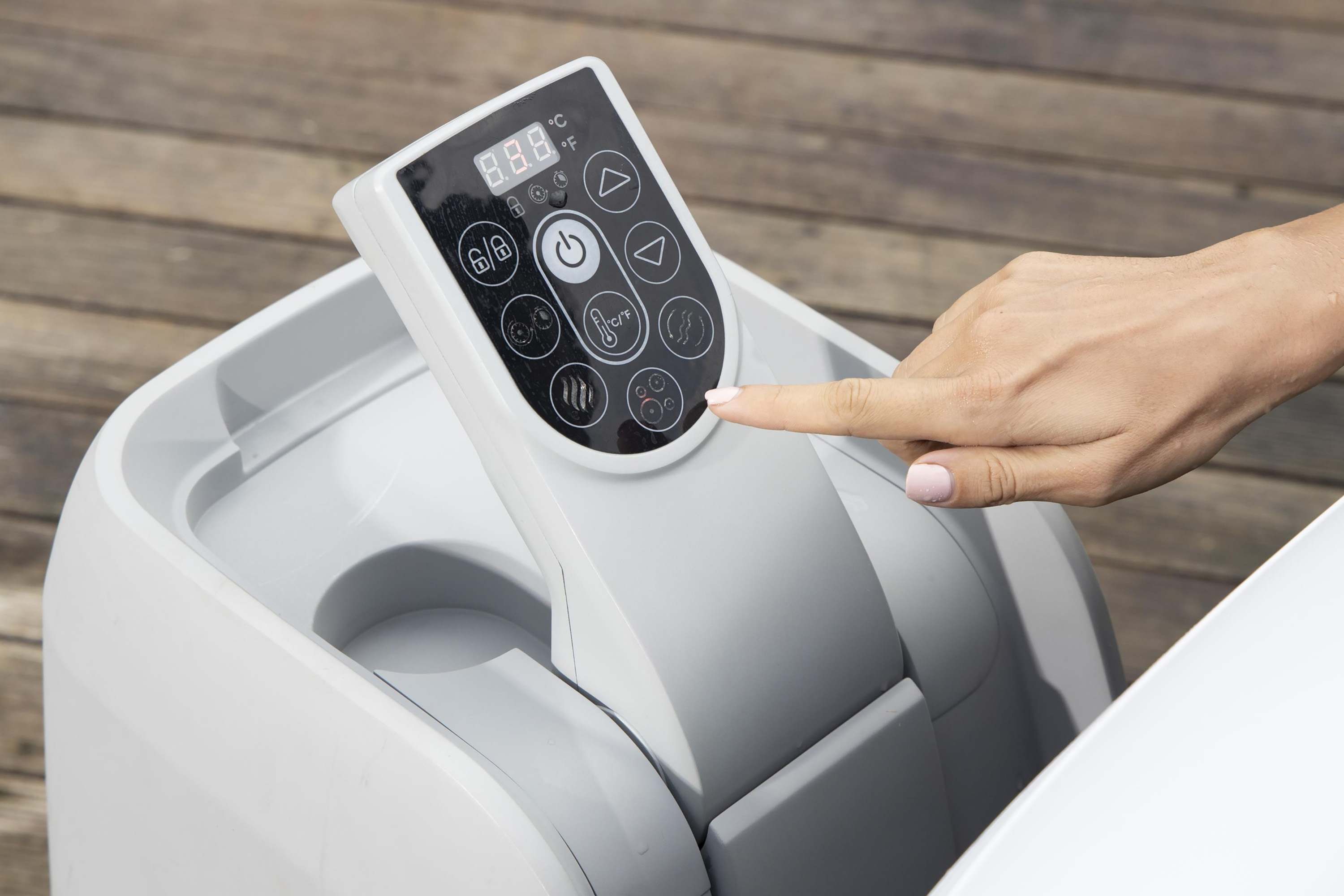 LAY-Z-SPA® Whirlpool Miami AirJet™ Ø 180 x 66 cm, rund