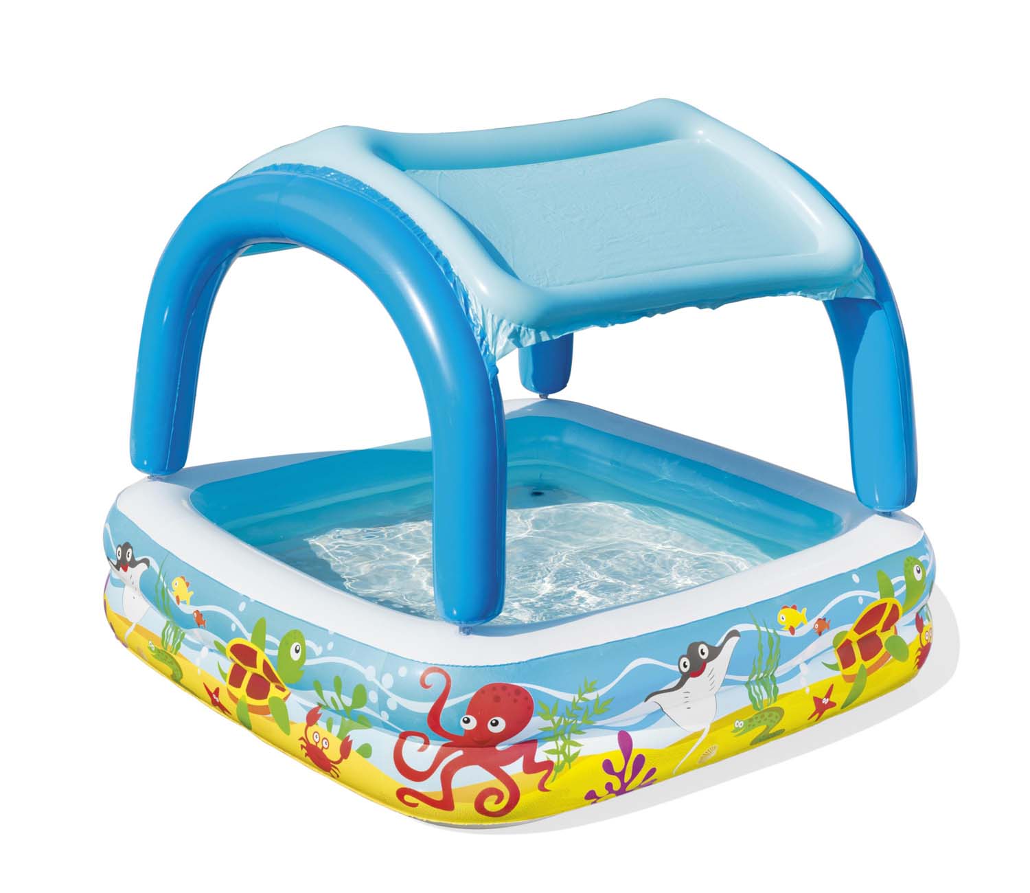 Planschbecken Beach Buddy™ mit Sonnenschutzdach 140 x 140 x 114 cm