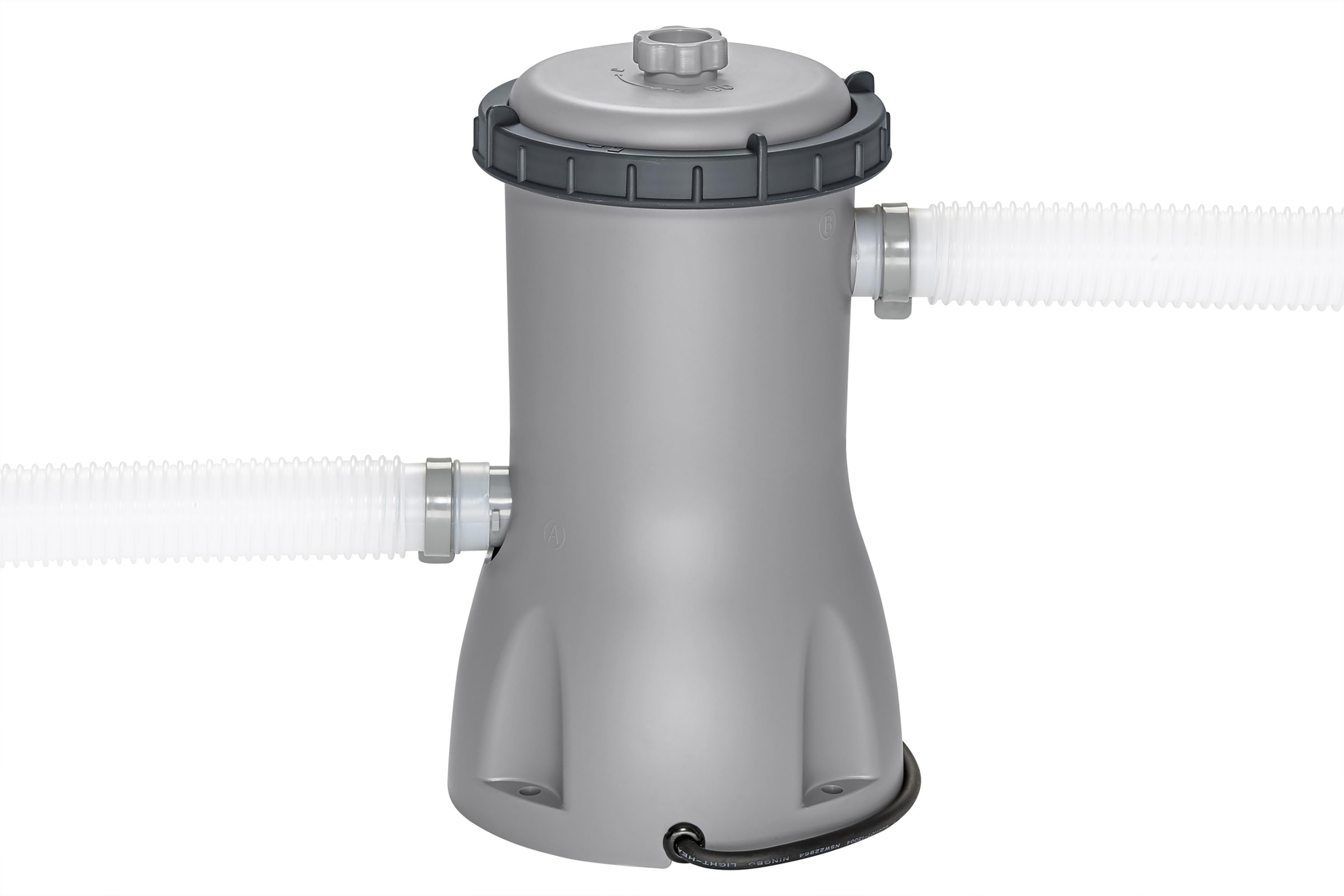 Steel Pro MAX™ Frame Pool  Komplett Set mit Filterpumpe Ø 396 x 122 cm, lichtgrau, rund