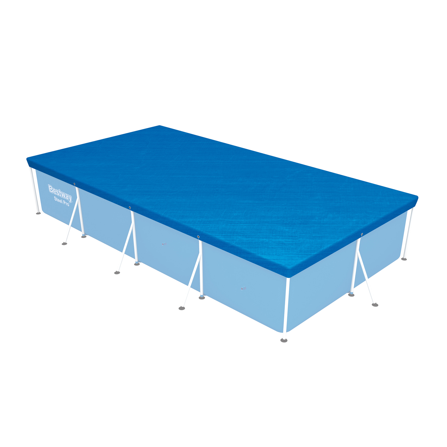 PE-Abdeckplane 410 x 226 cm, blau, eckig