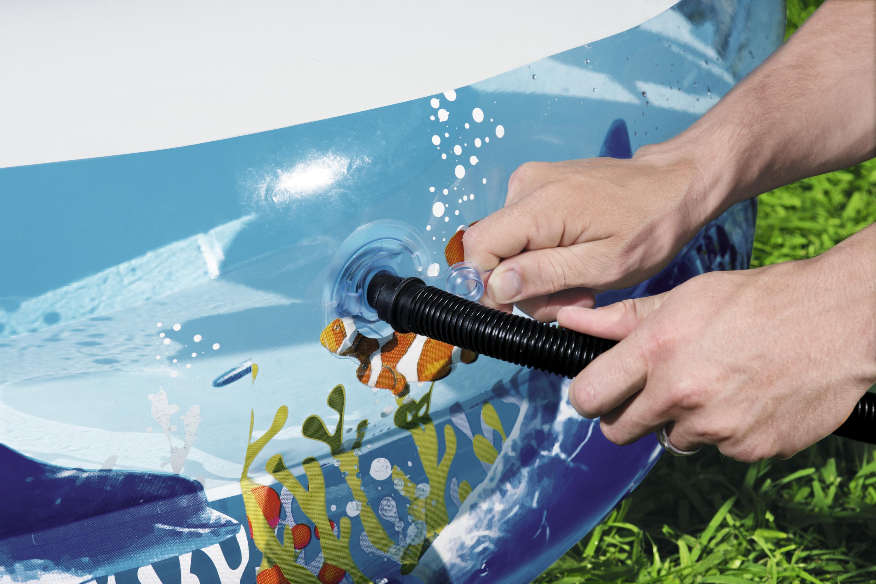 Family Pool Sea Ground 262 x 157 x 46 cm, oval