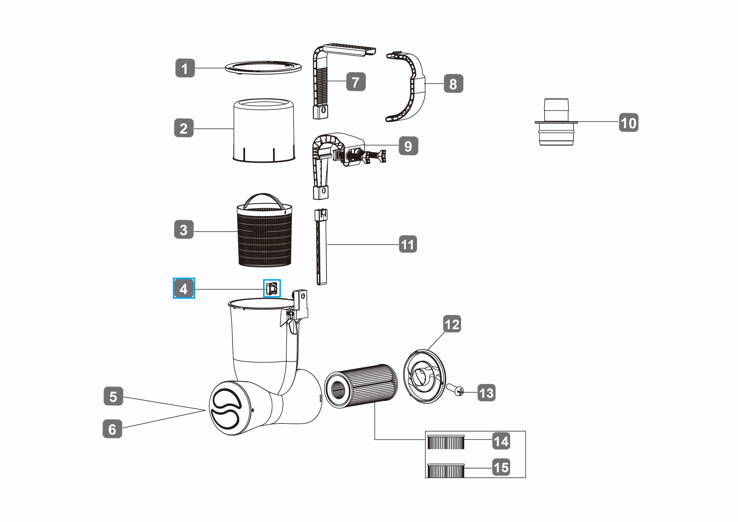 Bestway® Spare Part Screw (orange) for Flowclear™ Skimatic™ filter units (58462, 58469) Bestway® Spare Part Screw (orange) for Flowclear™ Skimatic™ filter units (58462, 58469)