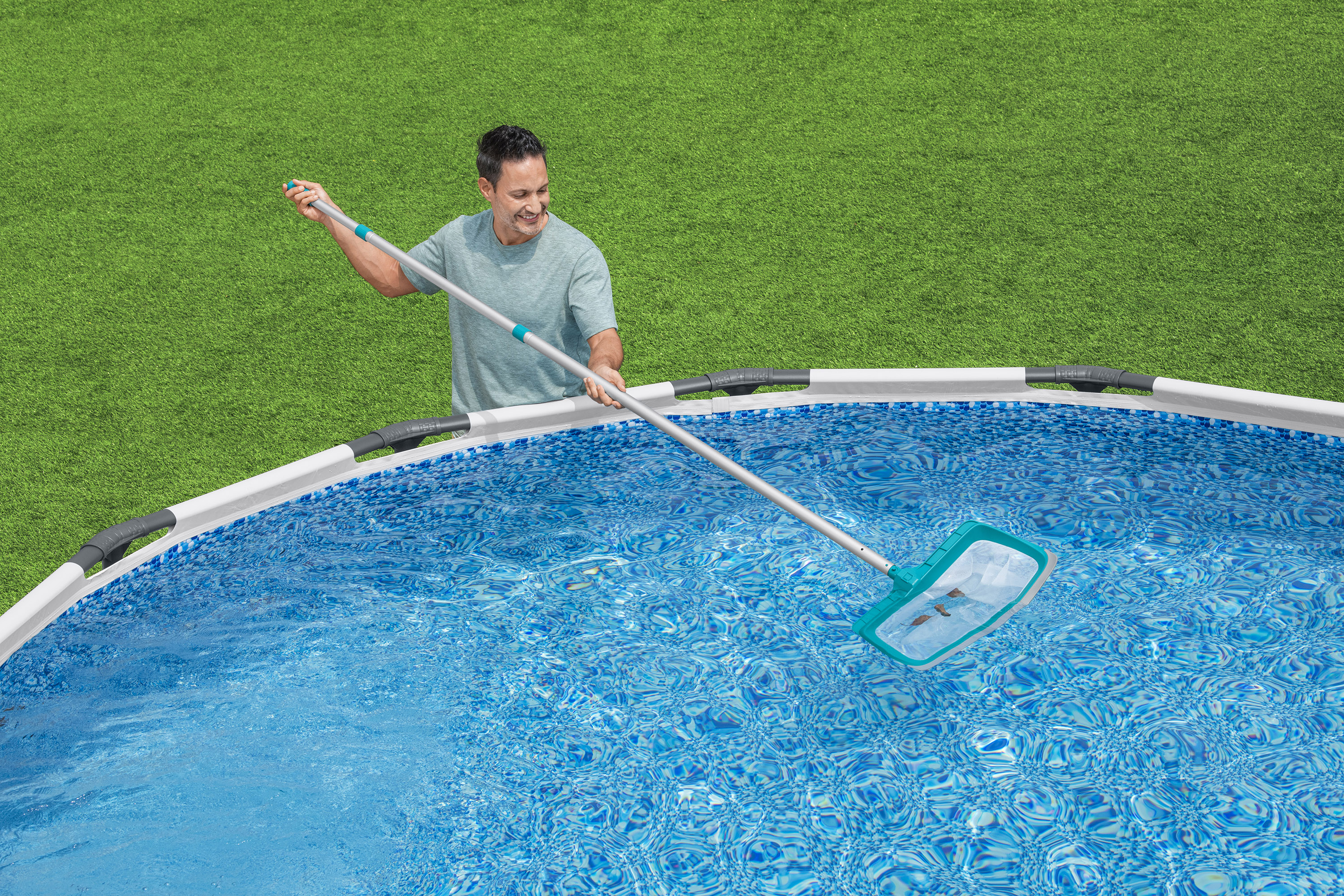 Poolkescher AquaNet™ für Teleskopstange 50 x 40 x 41 cm Poolkescher AquaNet™ für Teleskopstange 50 x 40 x 41 cm