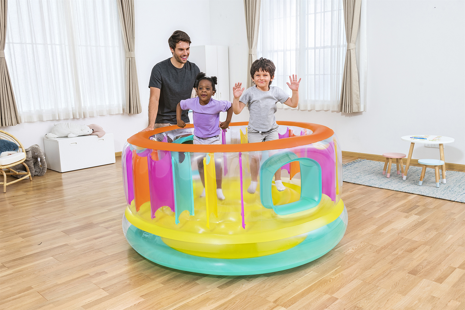 BounceJam™ Hüpfburg Ø 180 x 86 cm