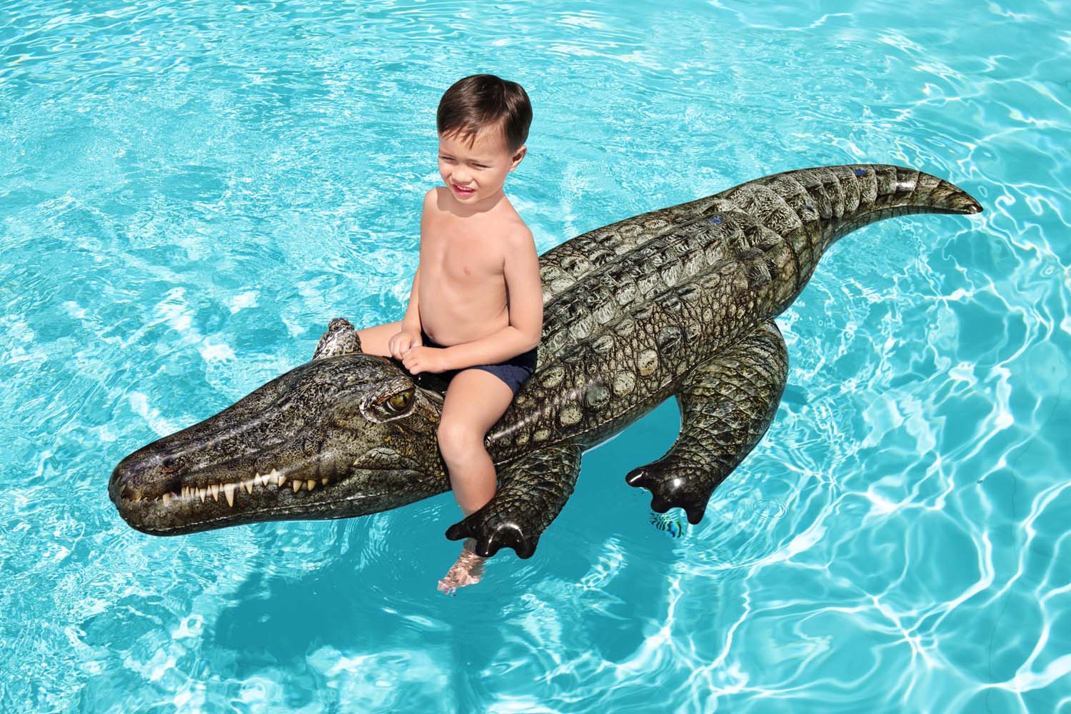 Realistic Reptile™ Schwimmtier 193 x 94 cm
