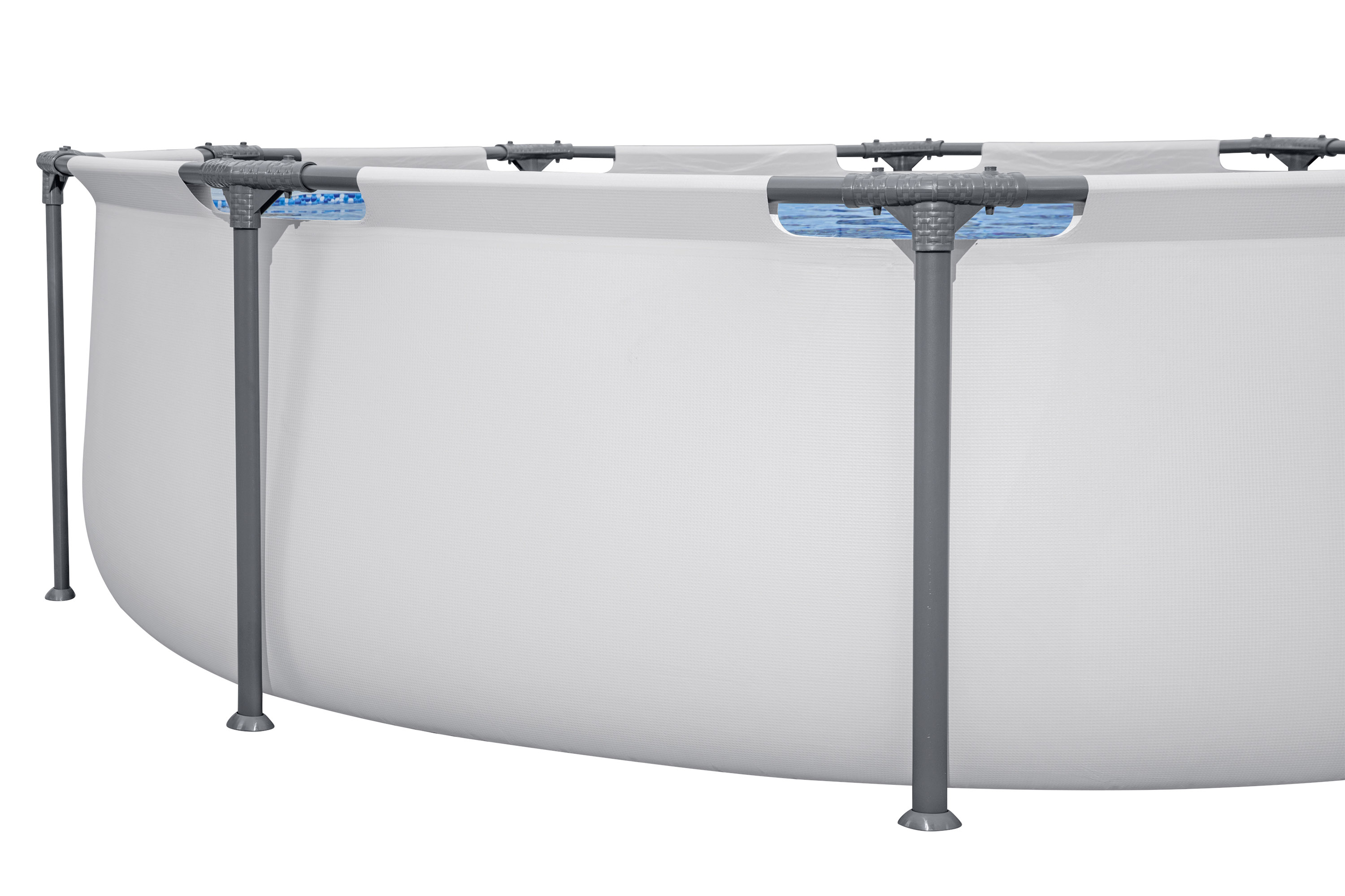 Steel Pro MAX™ Frame Pool ohne Pumpe Ø 305 x 76 cm, lichtgrau, rund