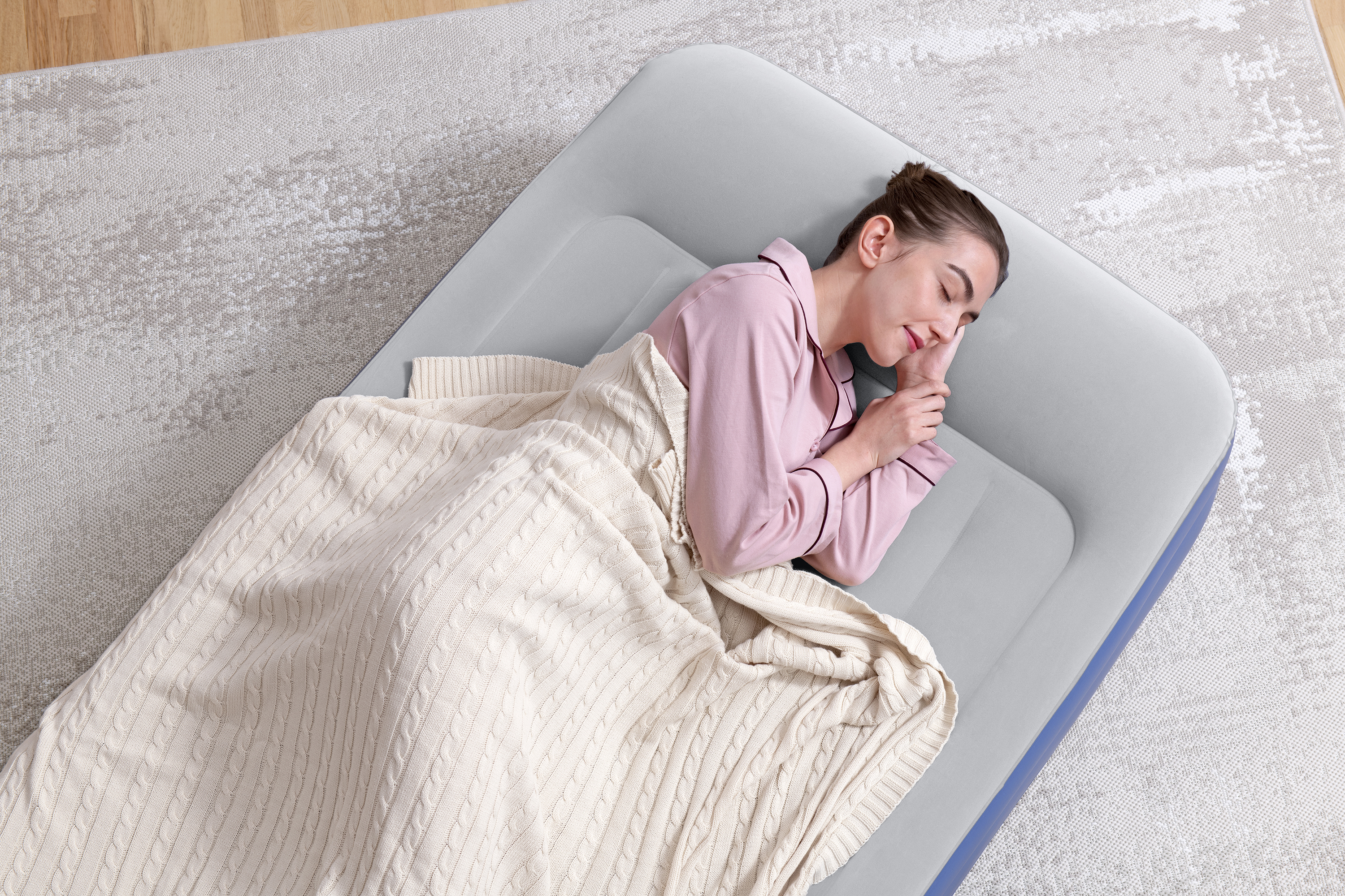 TriTech® Single-Luftbett mit integrierter Elektropumpe 191 x 97 x 46 cm TriTech® Single-Luftbett mit integrierter Elektropumpe 191 x 97 x 46 cm