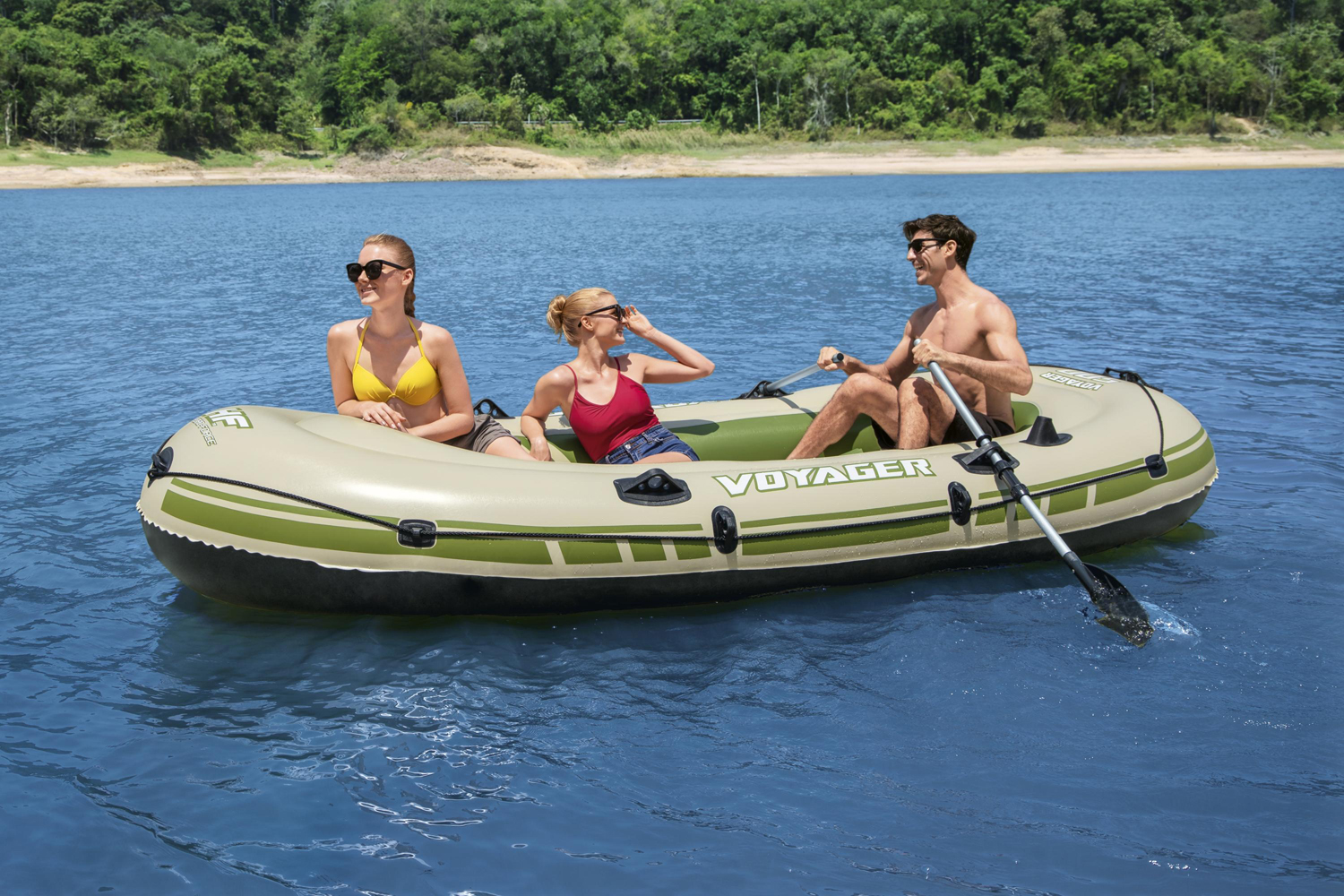 Hydro-Force™ Schlauchboot-Set für 3 Personen Voyager 500 348 x 141 x 48 cm