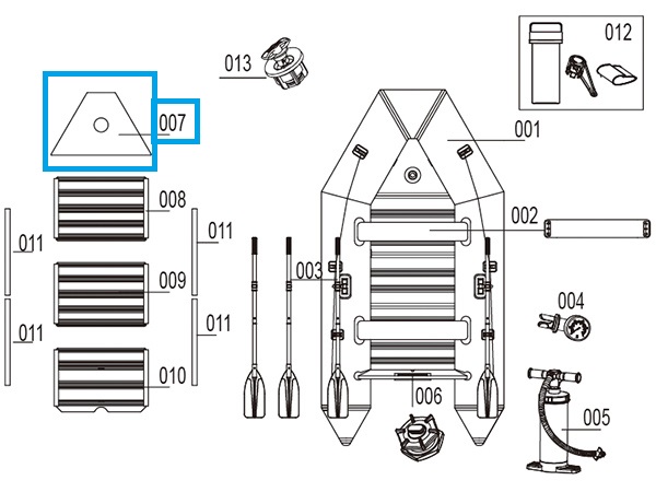 Bestway® Spare Part Airdeck floor for Hydro-Force™ Mirovia Pro 330 x 162 x 44 cm Bestway® Spare Part Airdeck floor for Hydro-Force™ Mirovia Pro 330 x 162 x 44 cm