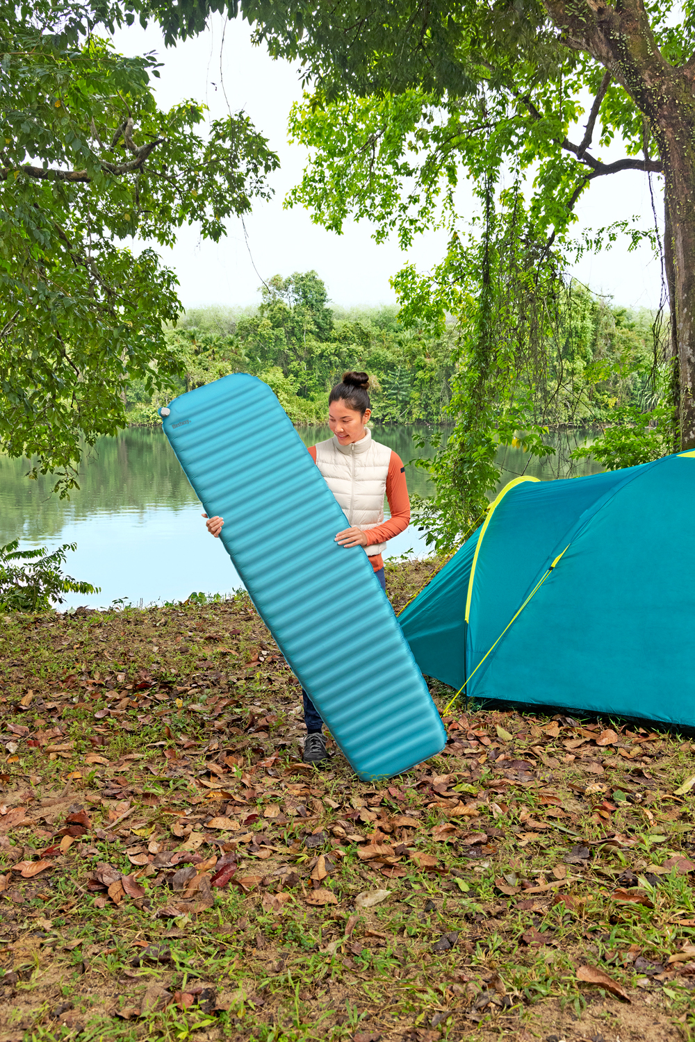 selbstaufblasende Single-Schlafmatte TerrainPro™ für Mumienschlafsäcke 183 x 51 x 5,1 cm