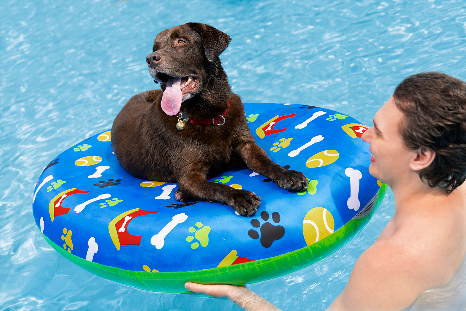 Luftmatratze Pfote für Haustiere 142 x 95 x 17 cm Luftmatratze Pfote für Haustiere 142 x 95 x 17 cm