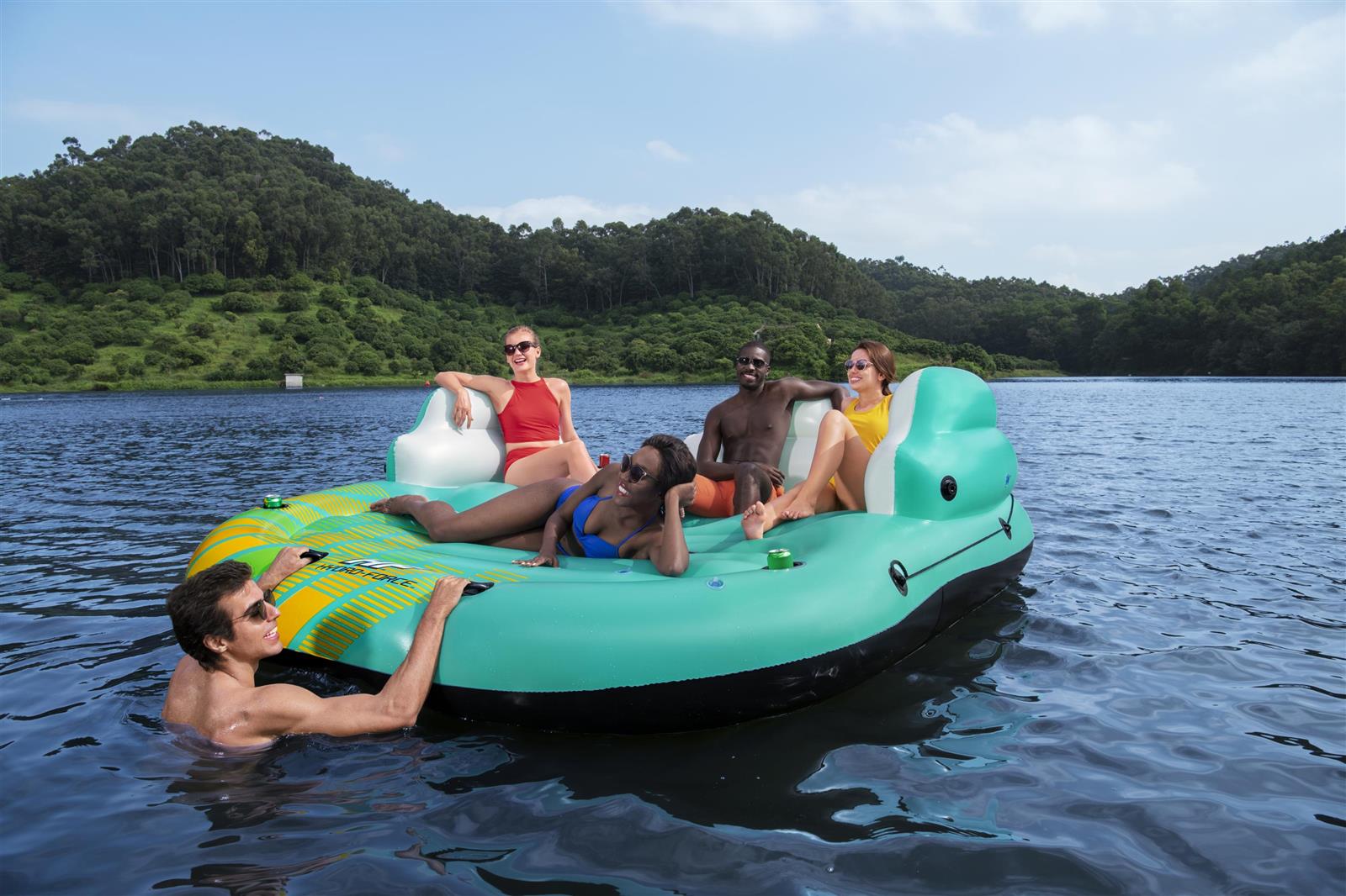 Hydro-Force®  5-Personen-Badeinsel Sunny Lounge 300 x 275 cm