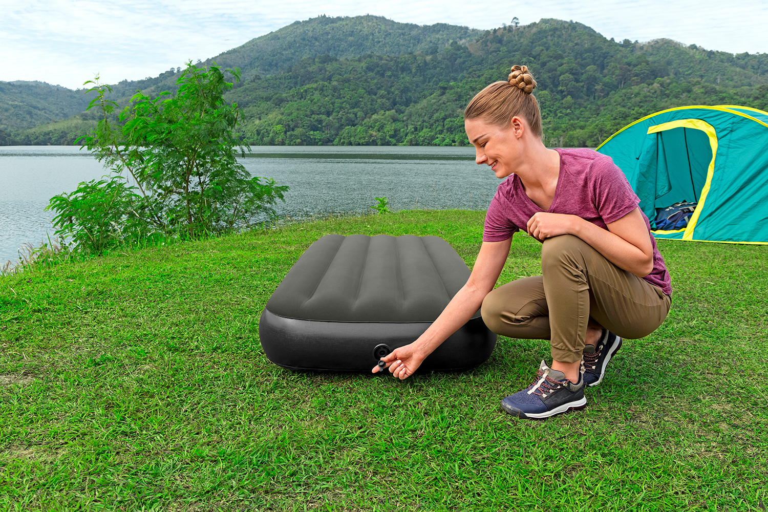 TriTech® Single-Luftbett 185 x 76 x 25 cm TriTech® Single-Luftbett 185 x 76 x 25 cm