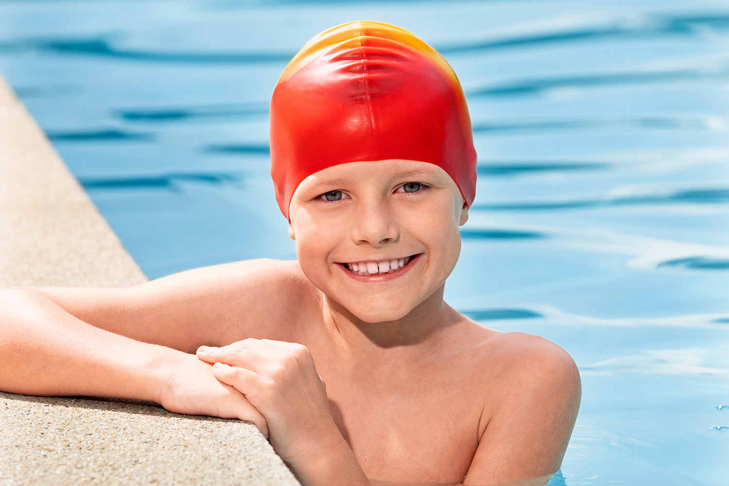 Badekappe Lil' Color Wave™ ab 3 Jahren, sortiert