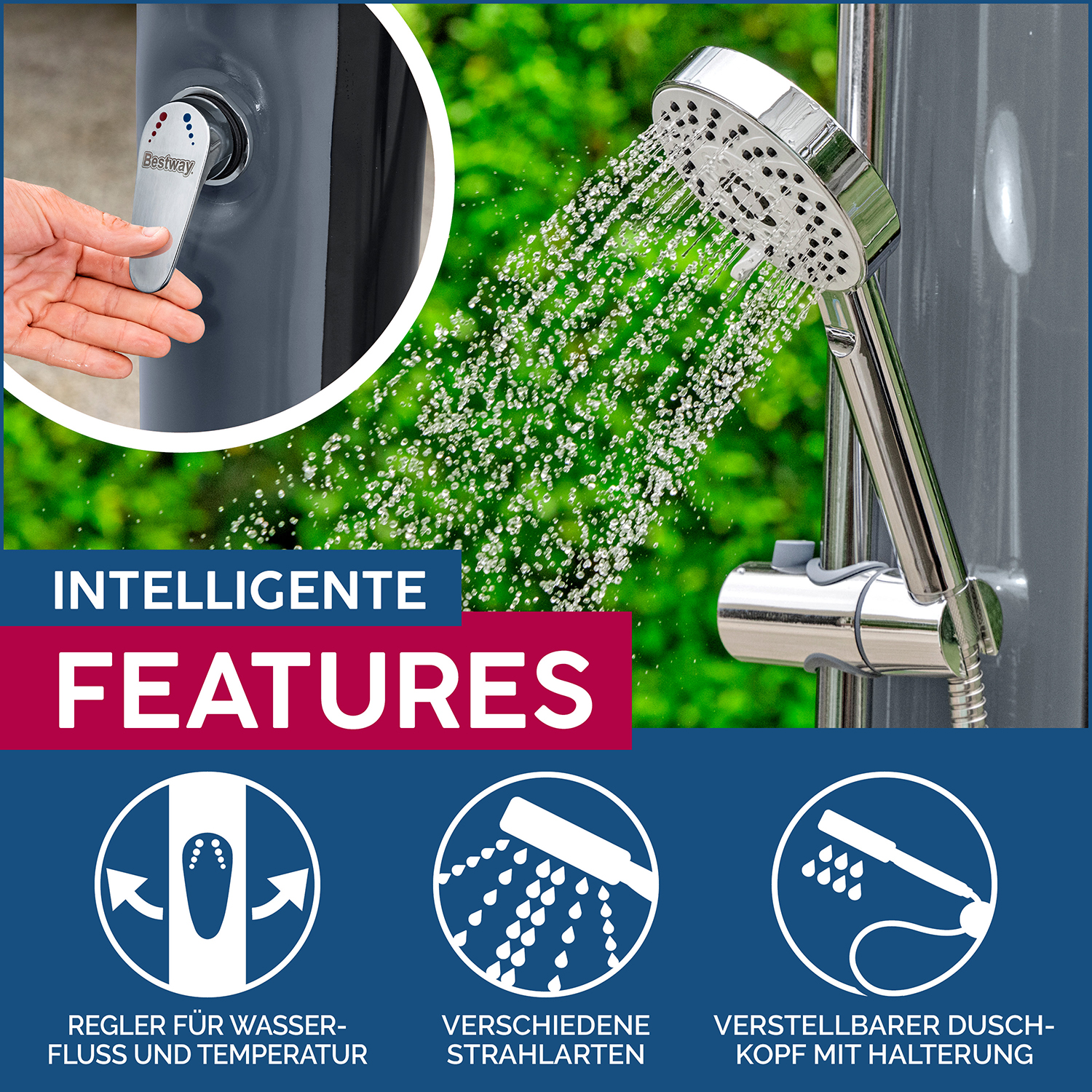 Gartendusche Solarflow™ 35 Liter