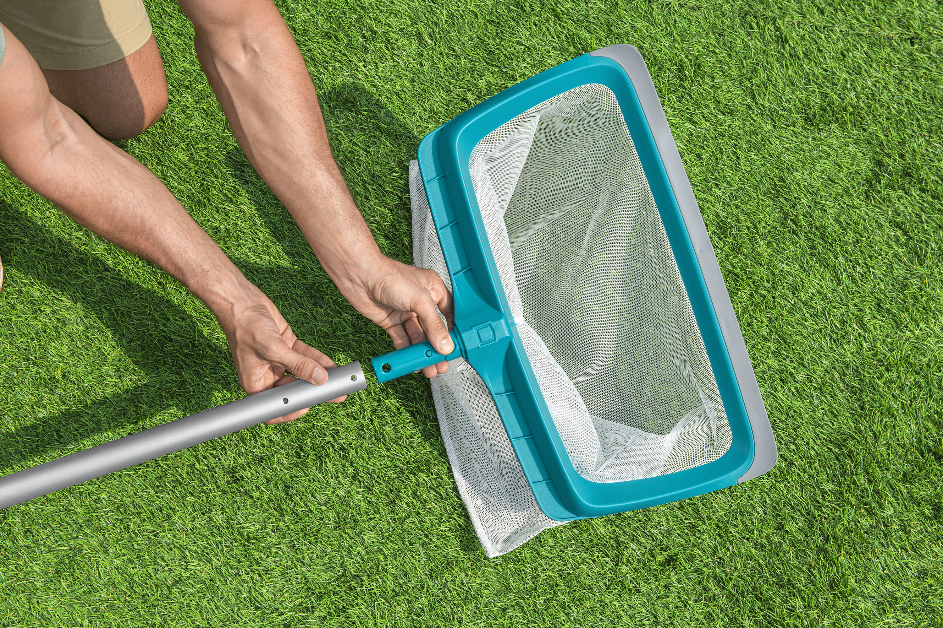 Poolkescher AquaNet™ für Teleskopstange 50 x 40 x 41 cm Poolkescher AquaNet™ für Teleskopstange 50 x 40 x 41 cm