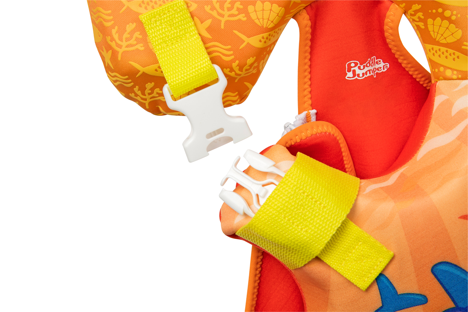 Puddle Jumper® Schwimmweste Kleiner Wal mit Textilbezug, 0-2 Jahre