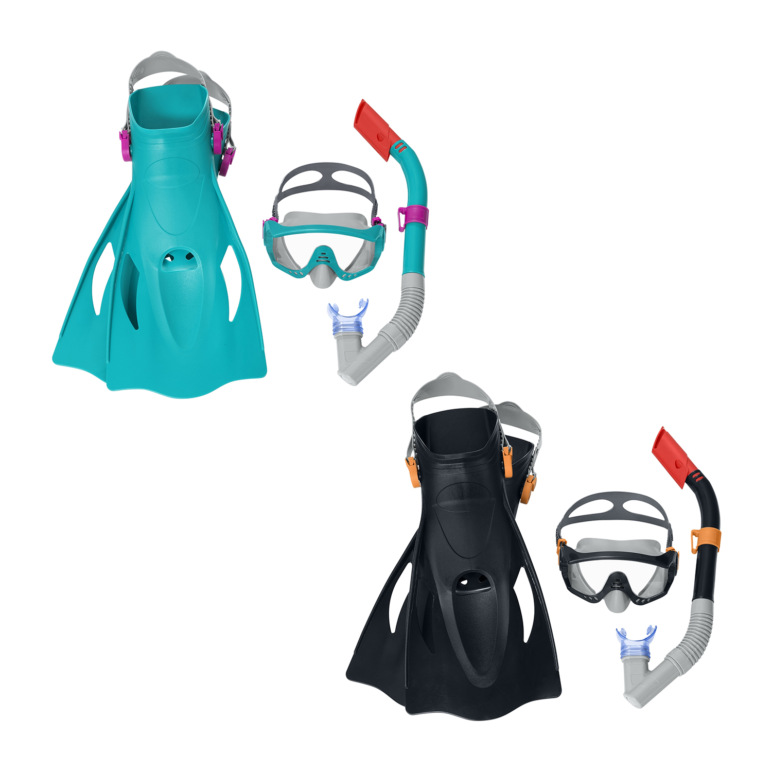 Spark Wave™ Schnorchel-Set (Größe: 41-46), sortiert