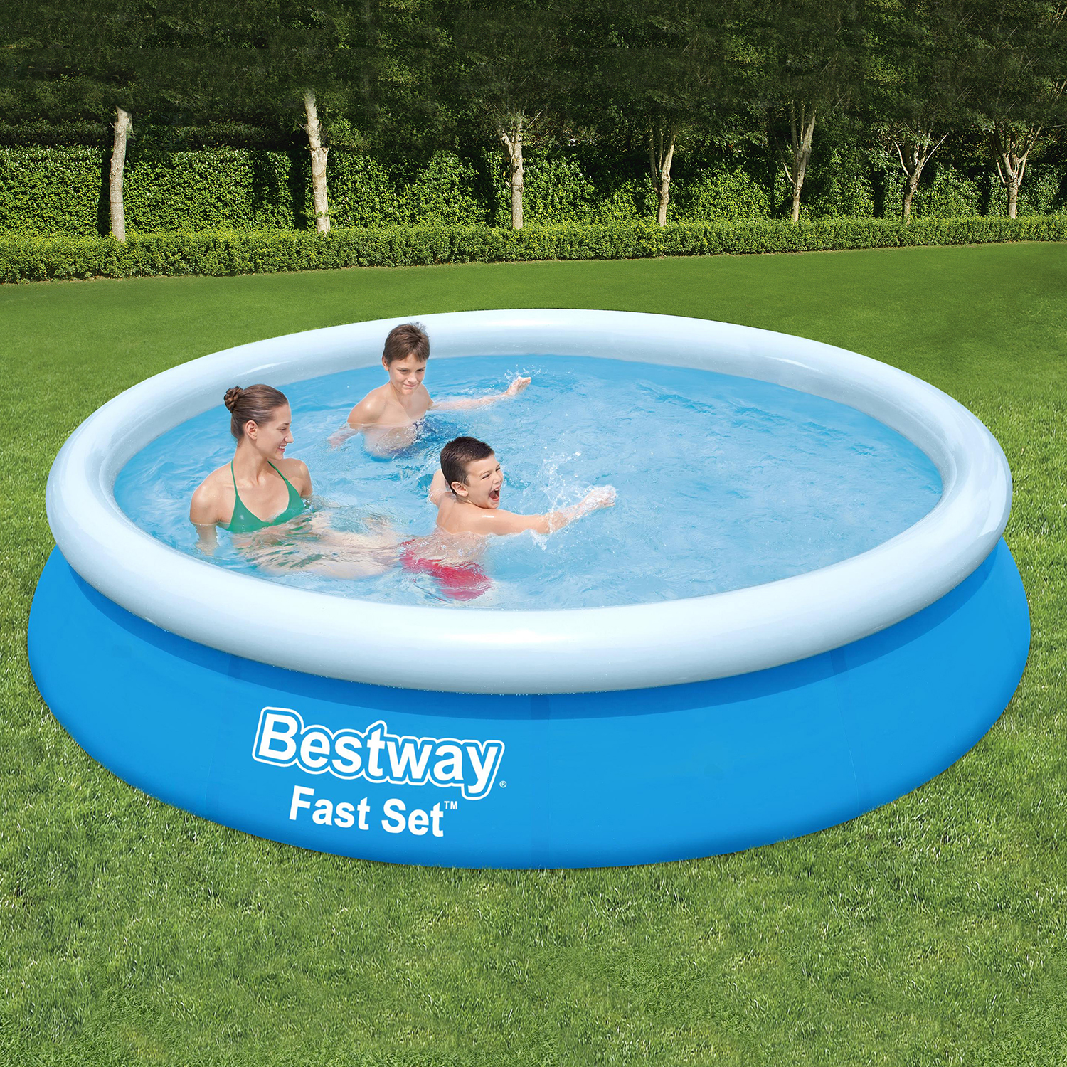 Fast Set™ Aufstellpool ohne Pumpe Ø 366 x 76 cm, blau, rund
