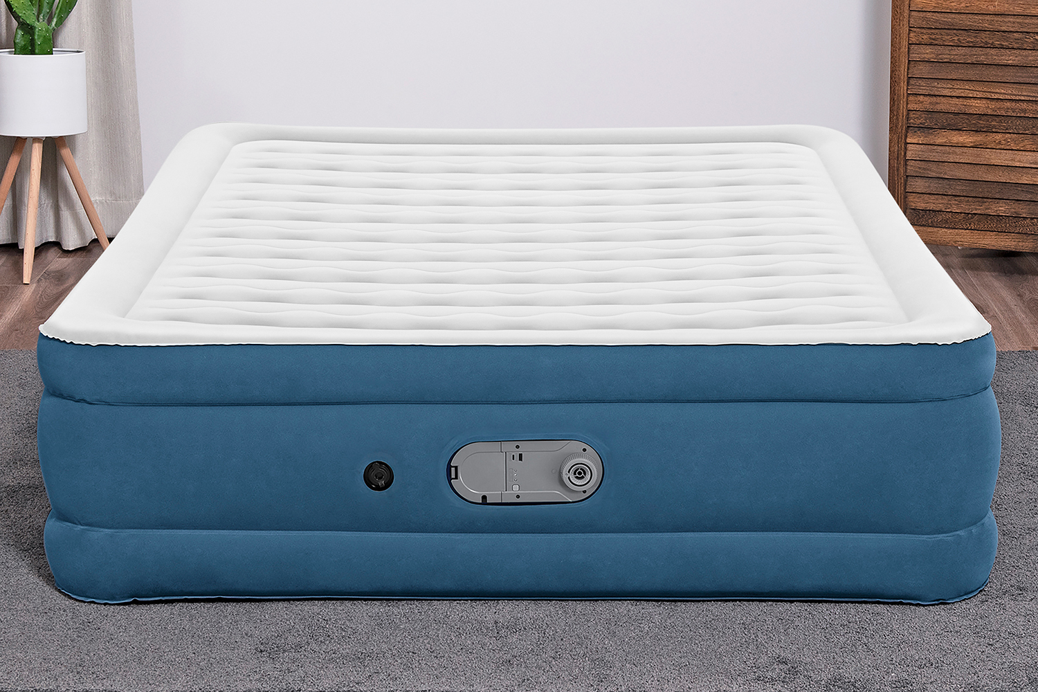 AlwayzAire® Doppelluftbett mit integrierter Doppelpumpe 203 x 152 x 46 cm