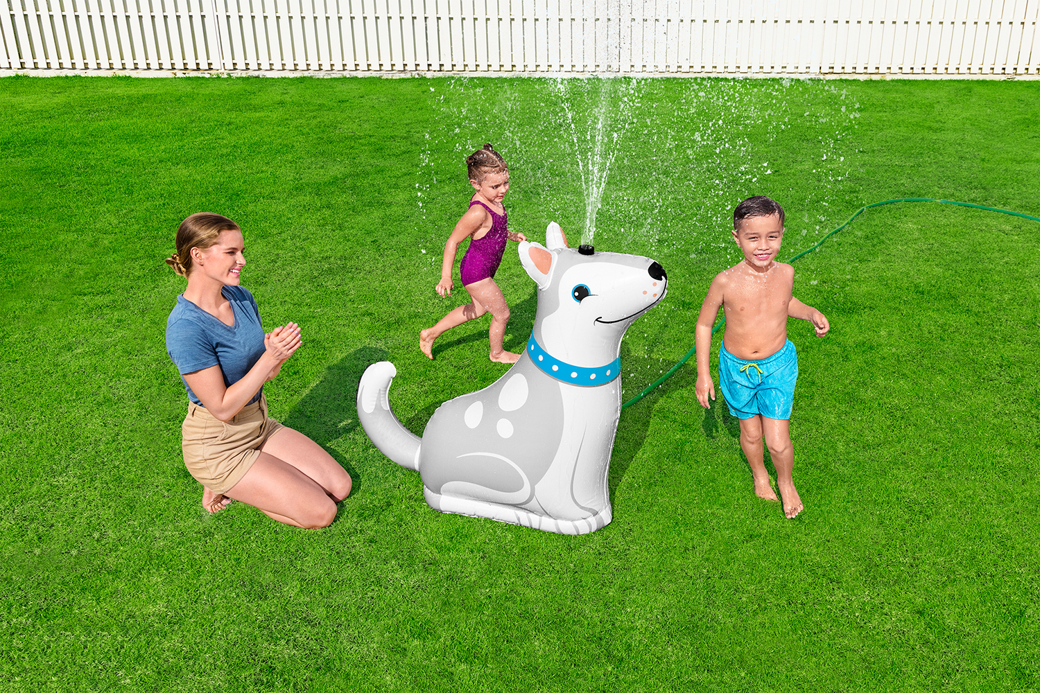 Happy Husky™ Wassersprinkler 112 x 44 x 100 cm Happy Husky™ Wassersprinkler 112 x 44 x 100 cm
