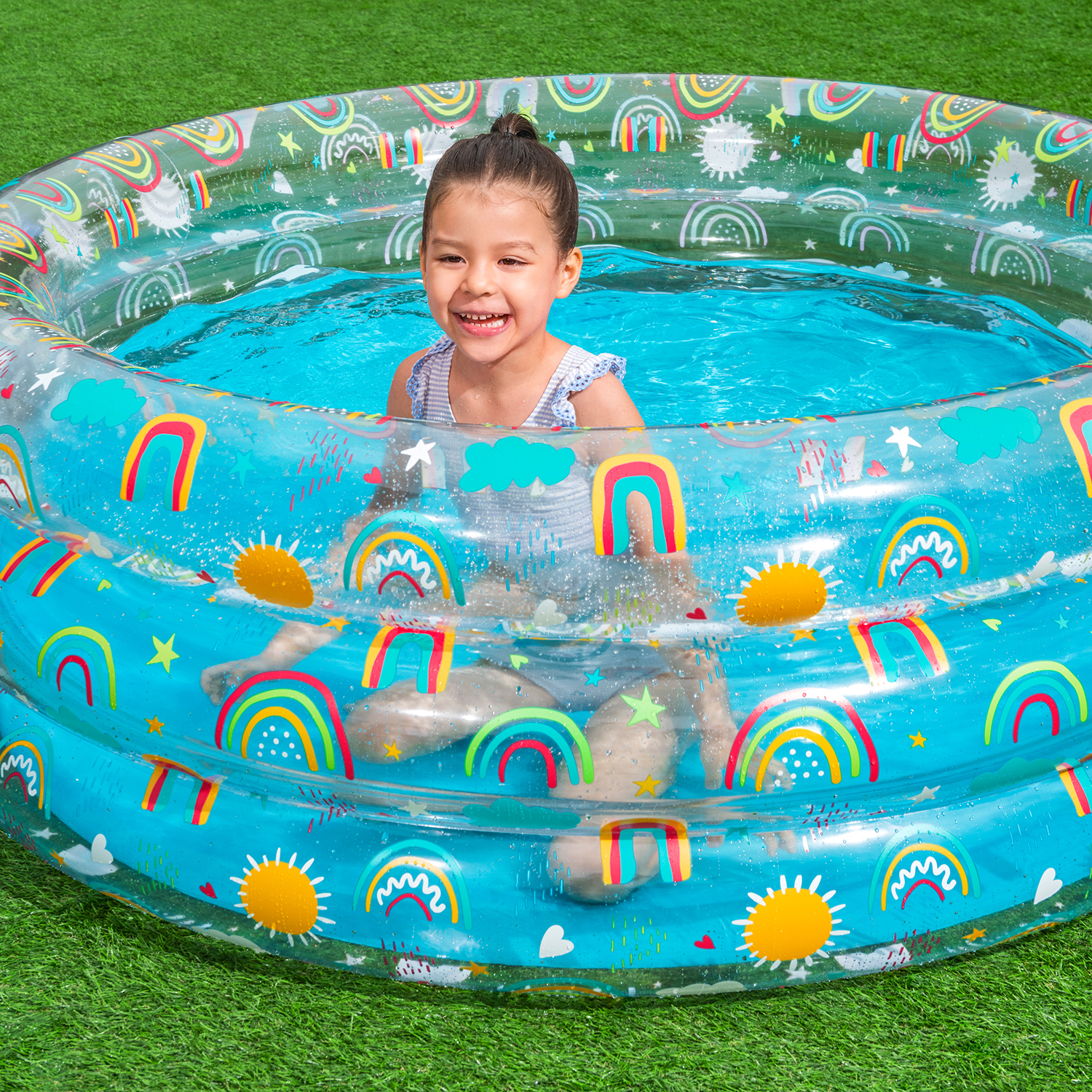 Planschbecken Rainbow Splash™ Ø 150 x 53 cm Planschbecken Rainbow Splash™ Ø 150 x 53 cm