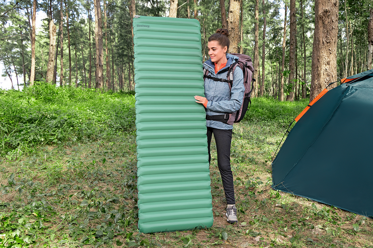 Aufblasbare Single-Isomatte AdventuRest™ 188 x 58,5 x 7,5 cm