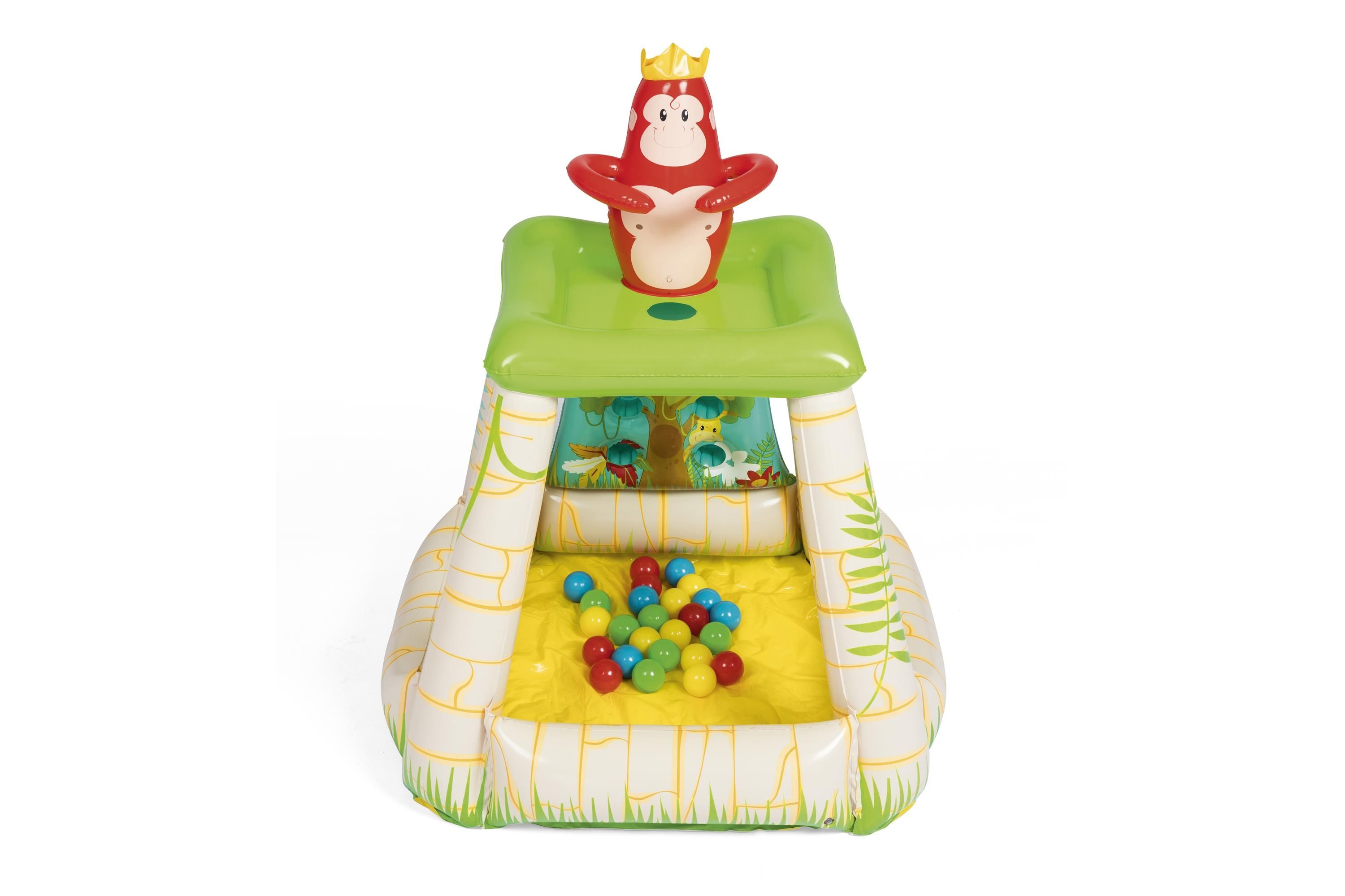 Up, In & Over™ 35" x 34" x 42"/89cm x 86cm x 1.07m Jungletime Ball Pit