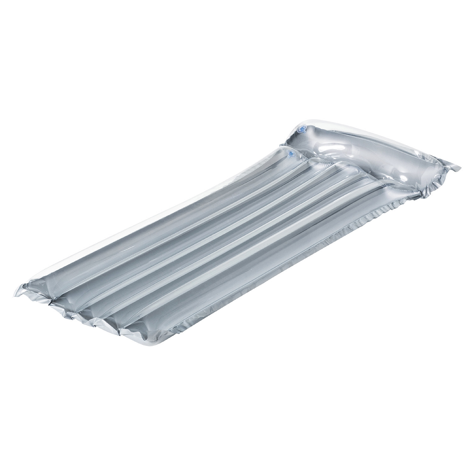 Luftmatratze Transparent 183 x 76 cm, Silber