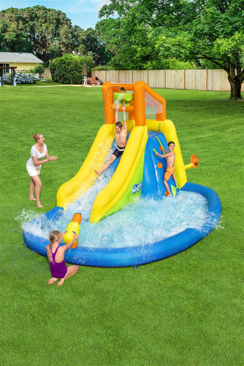 H2OGO!™ 14'3" x 9'5" x 8'9"/4.35m x 2.86m x 2.67m Mount Splashmore Mega WaterPark